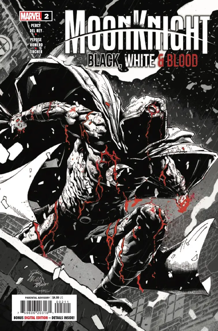 Marvel Preview: Moon Knight: Black, White, & Blood #2