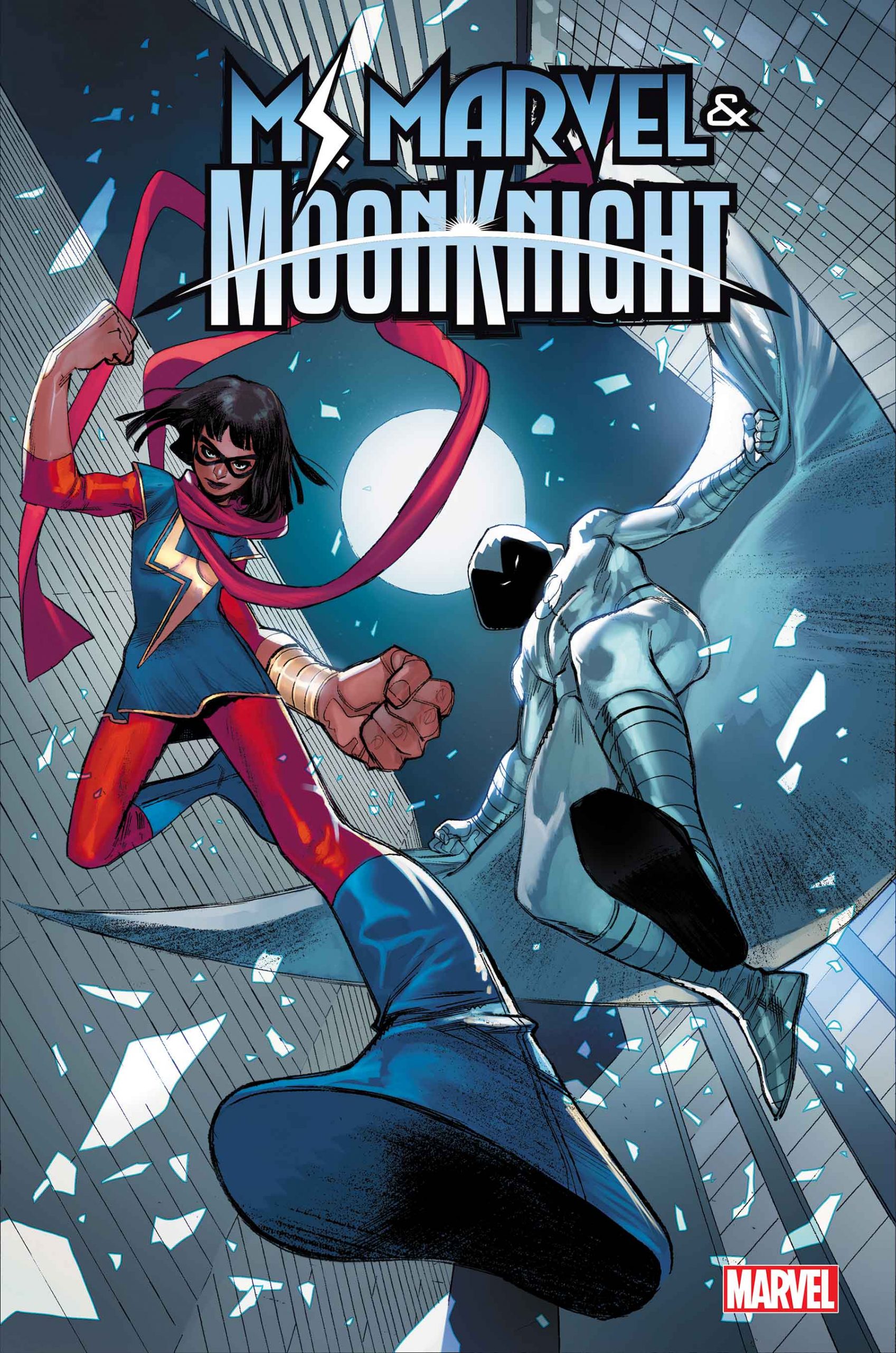 Ms. Marvel teaming up with Venom, Wolverine, and Moon Knight this August