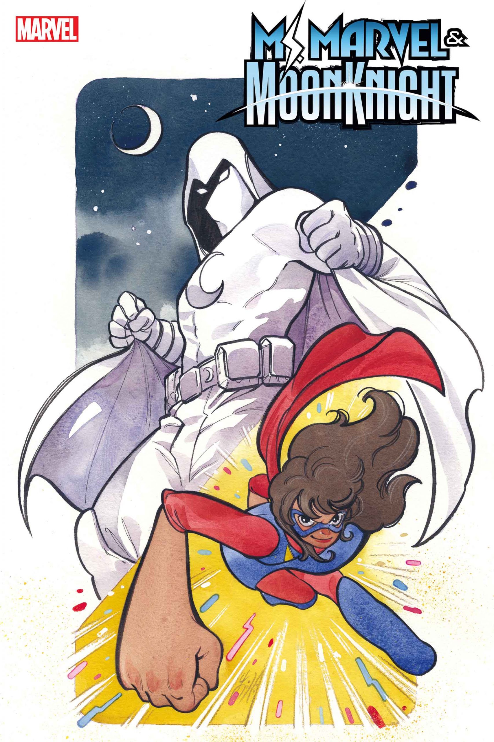 Ms. Marvel teaming up with Venom, Wolverine, and Moon Knight this August