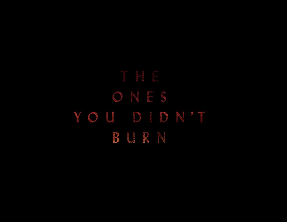 the ones you didn't burn