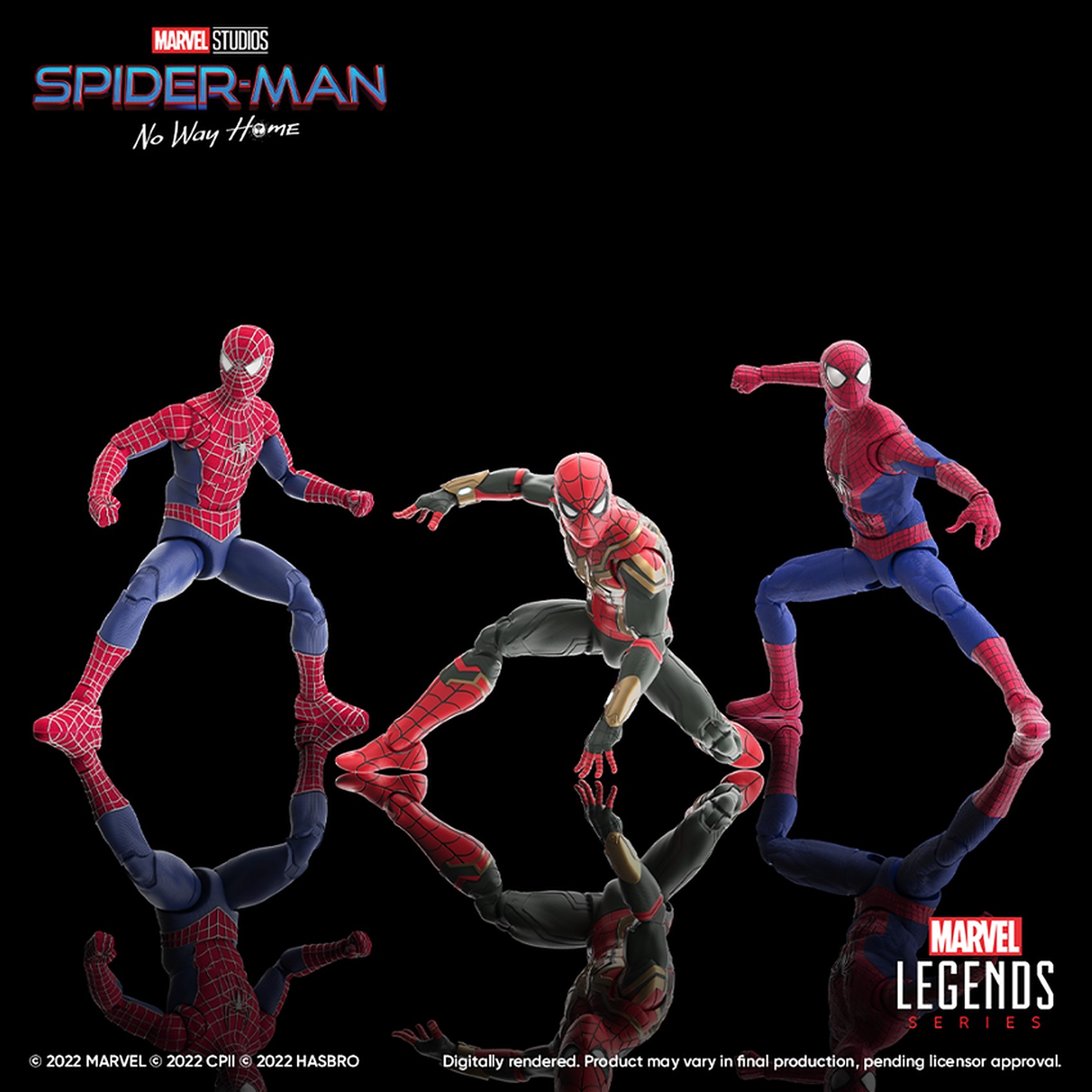Marvel Legends: 'Spider-Man: No Way Home' 3-pack revealed