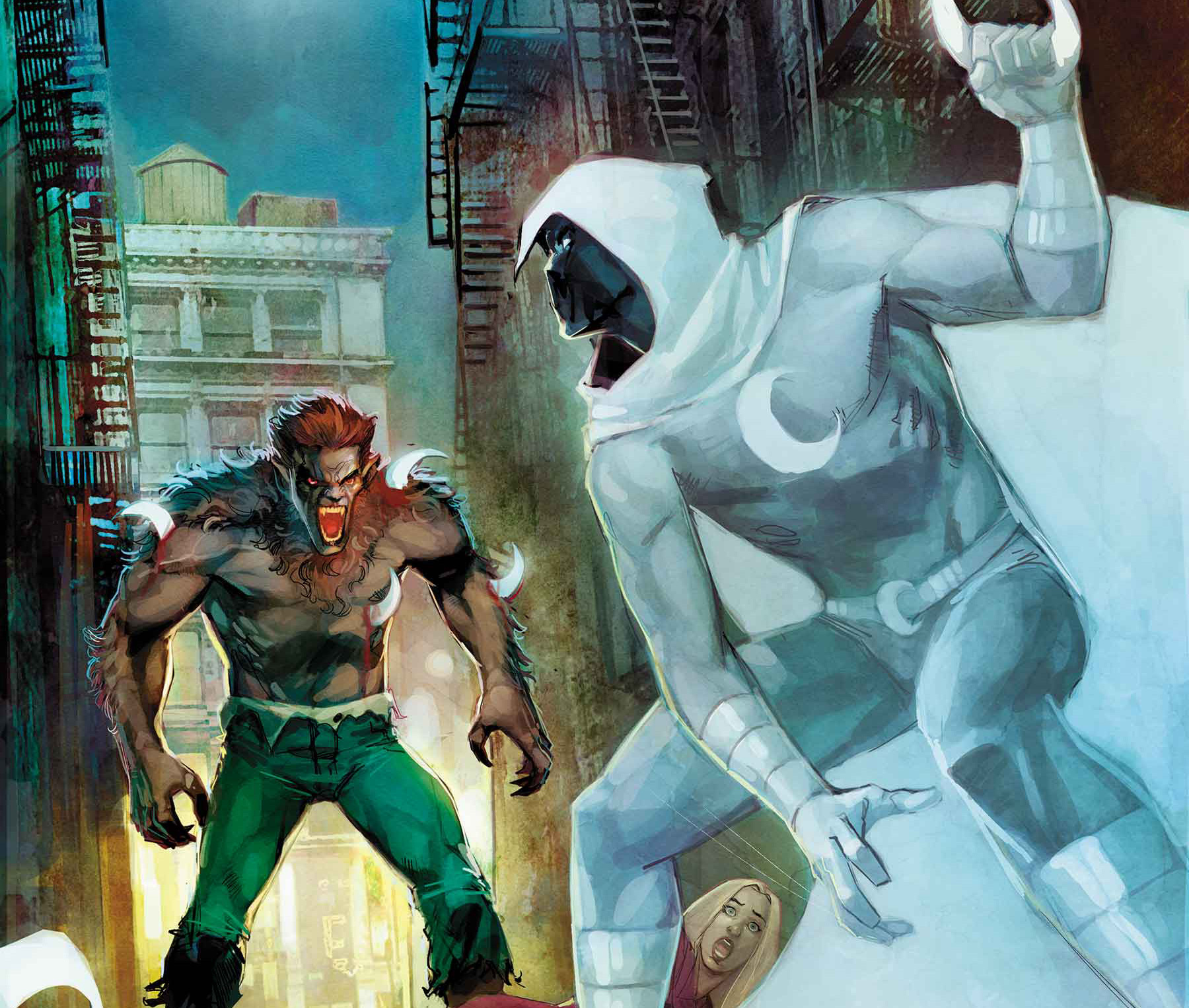 It's Werewolf by Night vs. Moon Knight this Halloween in 'Moon Knight Annual' #1