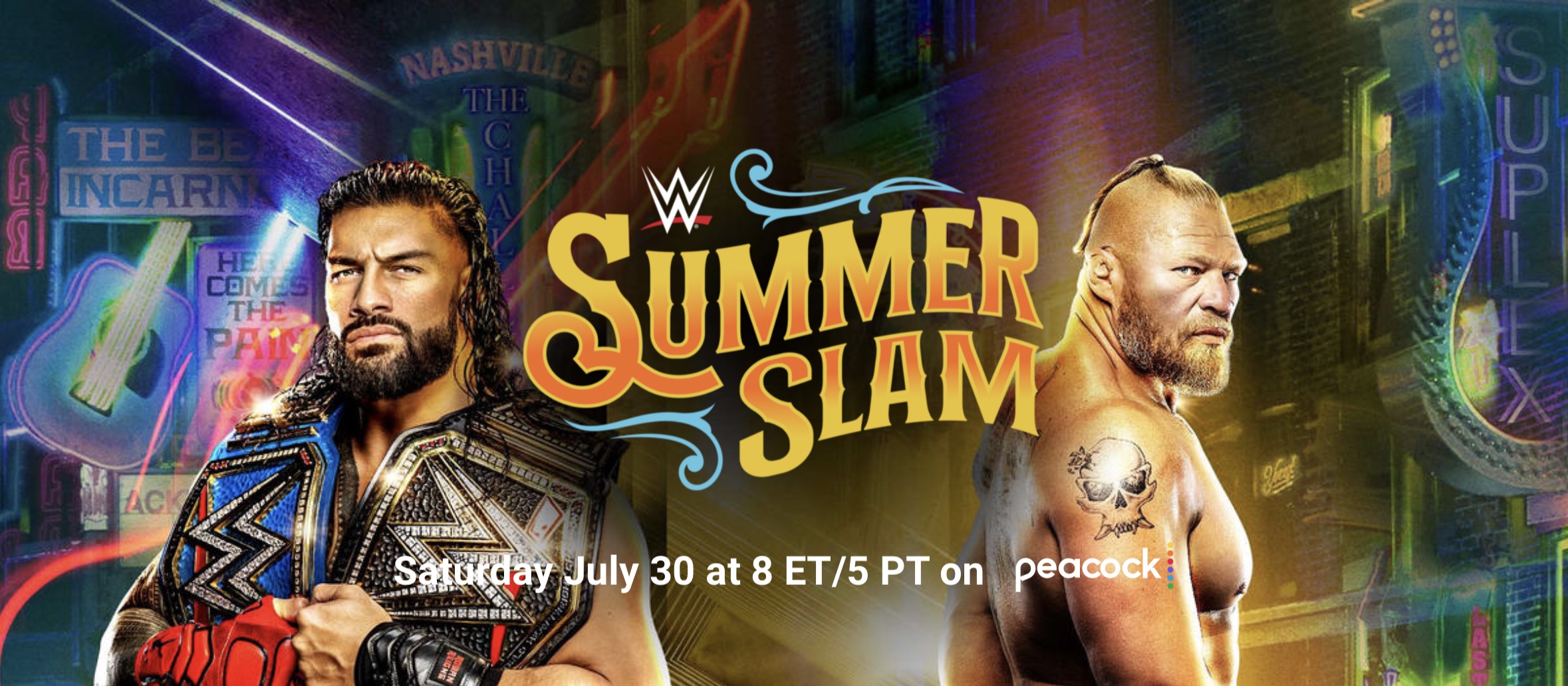 WWE SummerSlam 2022 banner
