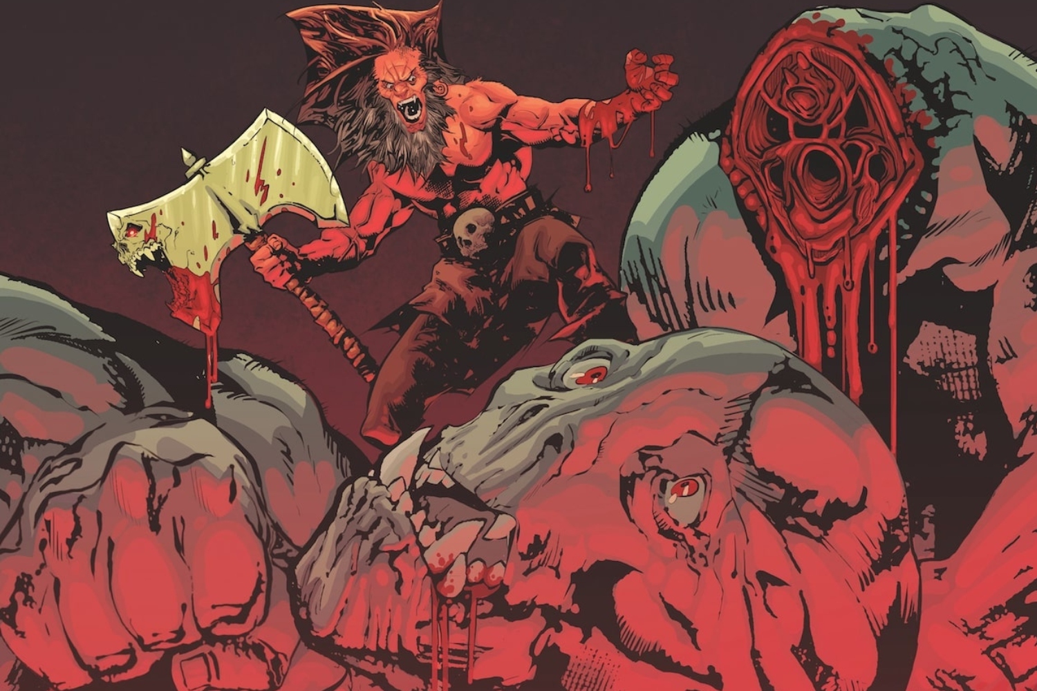 Michael Moreci and Nathan Gooden talk heavy consequences in 'Barbaric: Axe to Grind'
