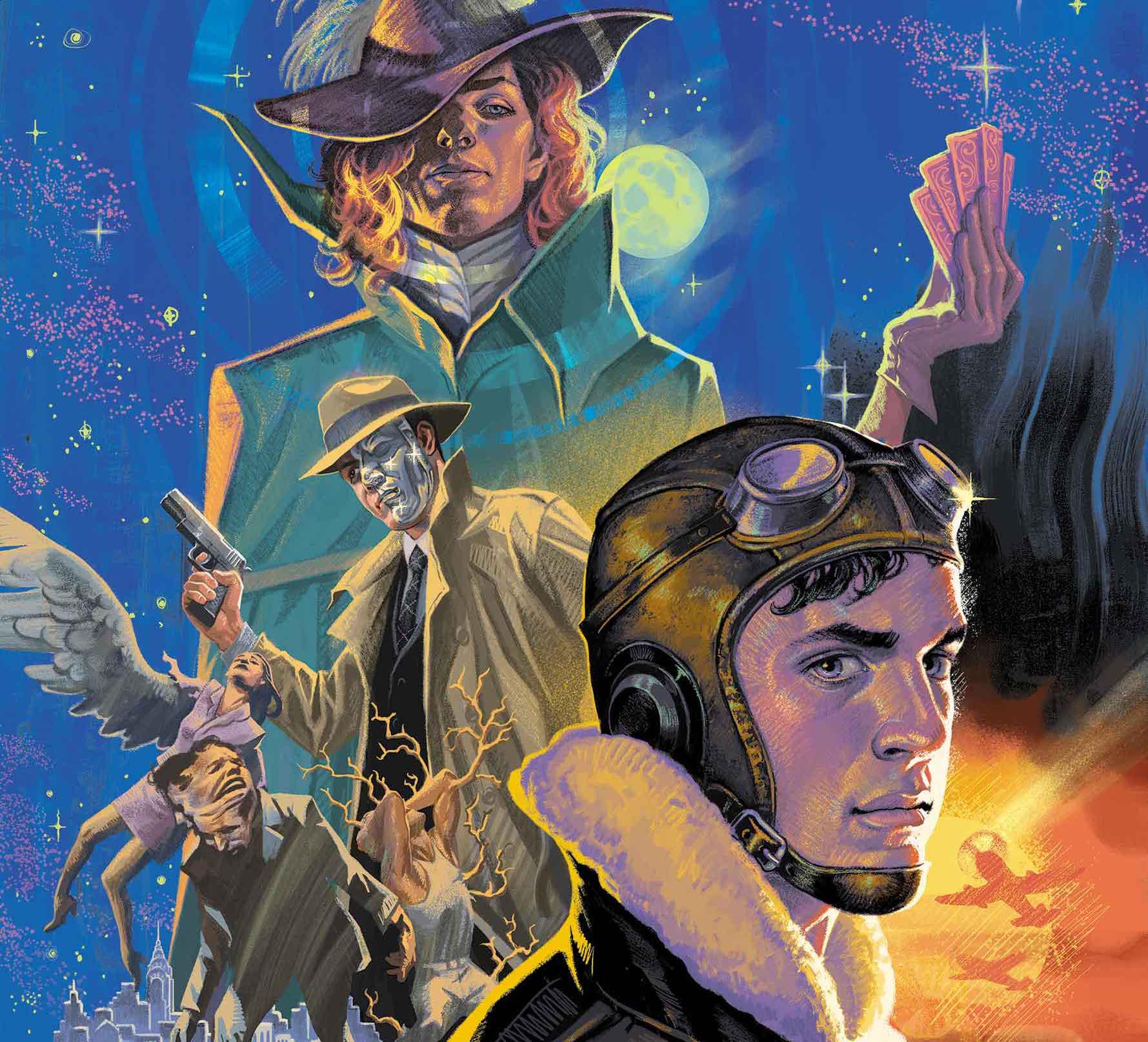 'Wild Cards: The Drawing of Cards' TPB is a good mix of sci-fi and pulp drama