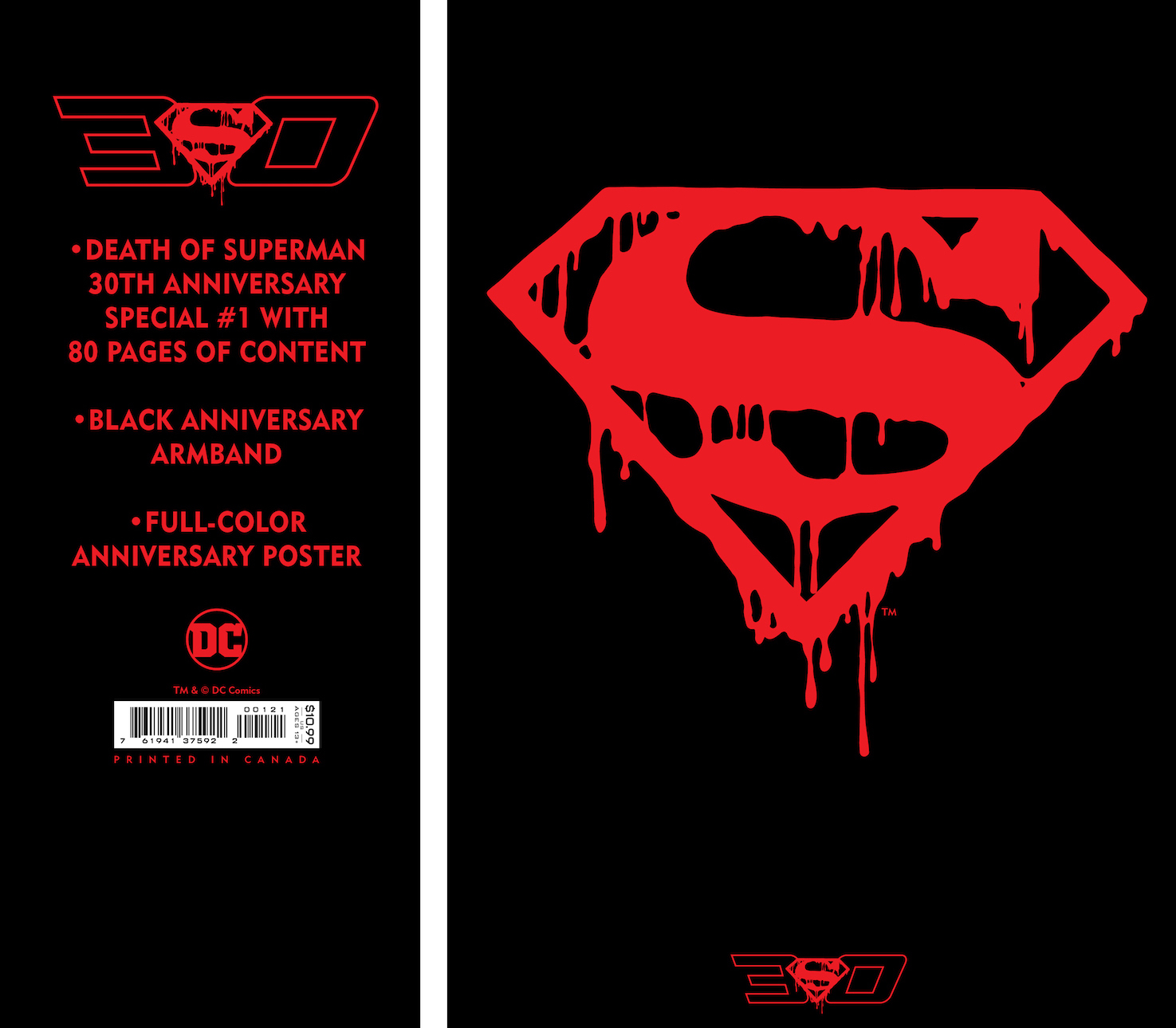 Check out what will be inside the 'The Death of Superman 30th Anniversary Special' polybag variant