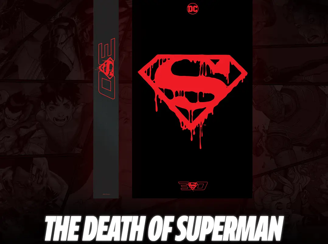 DC Comics reveals 'The Death of Superman 30th Anniversary Special' armband