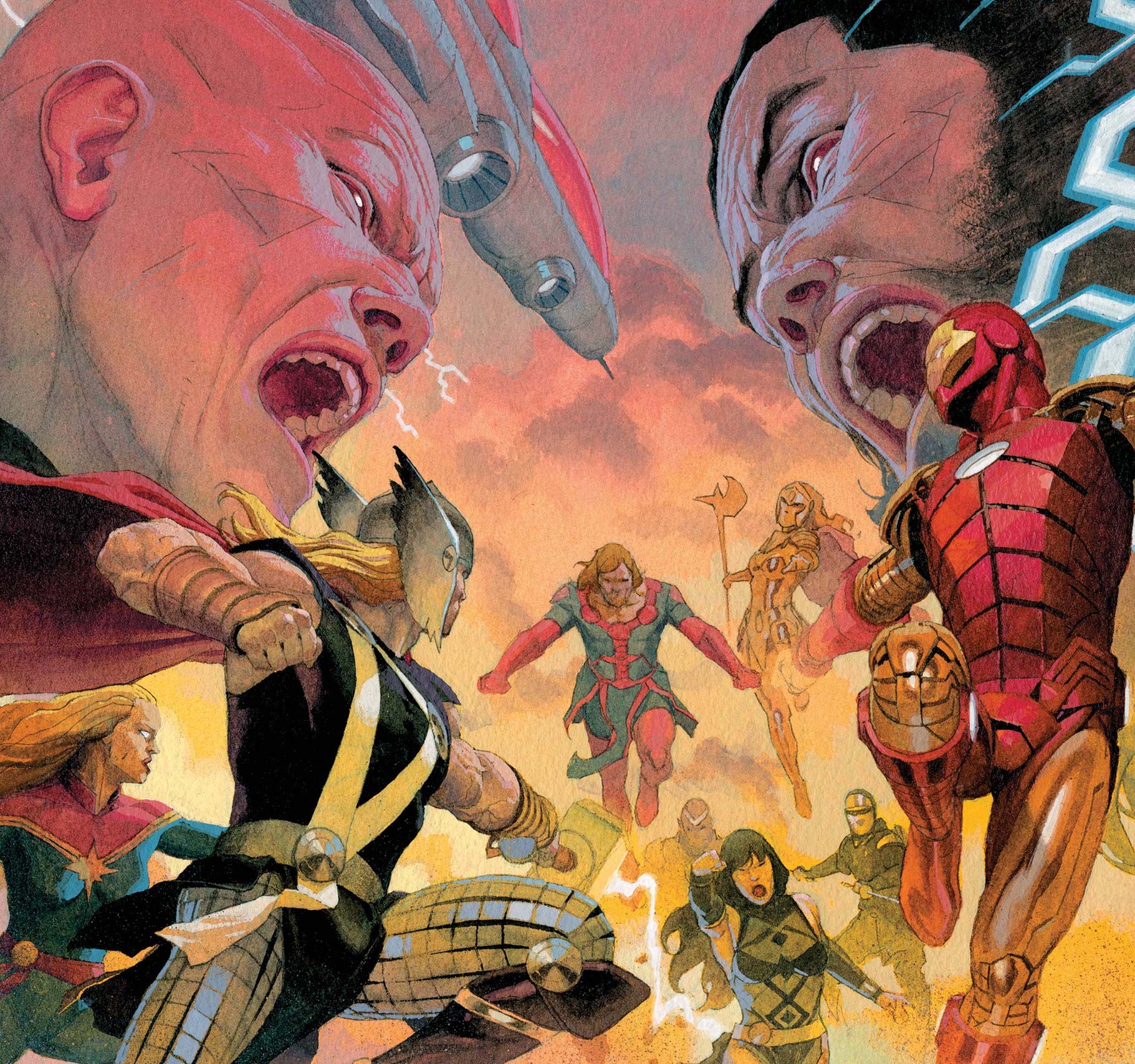 'A.X.E.: Death to the Mutants' #1 gives the good-guy Eternals something to do