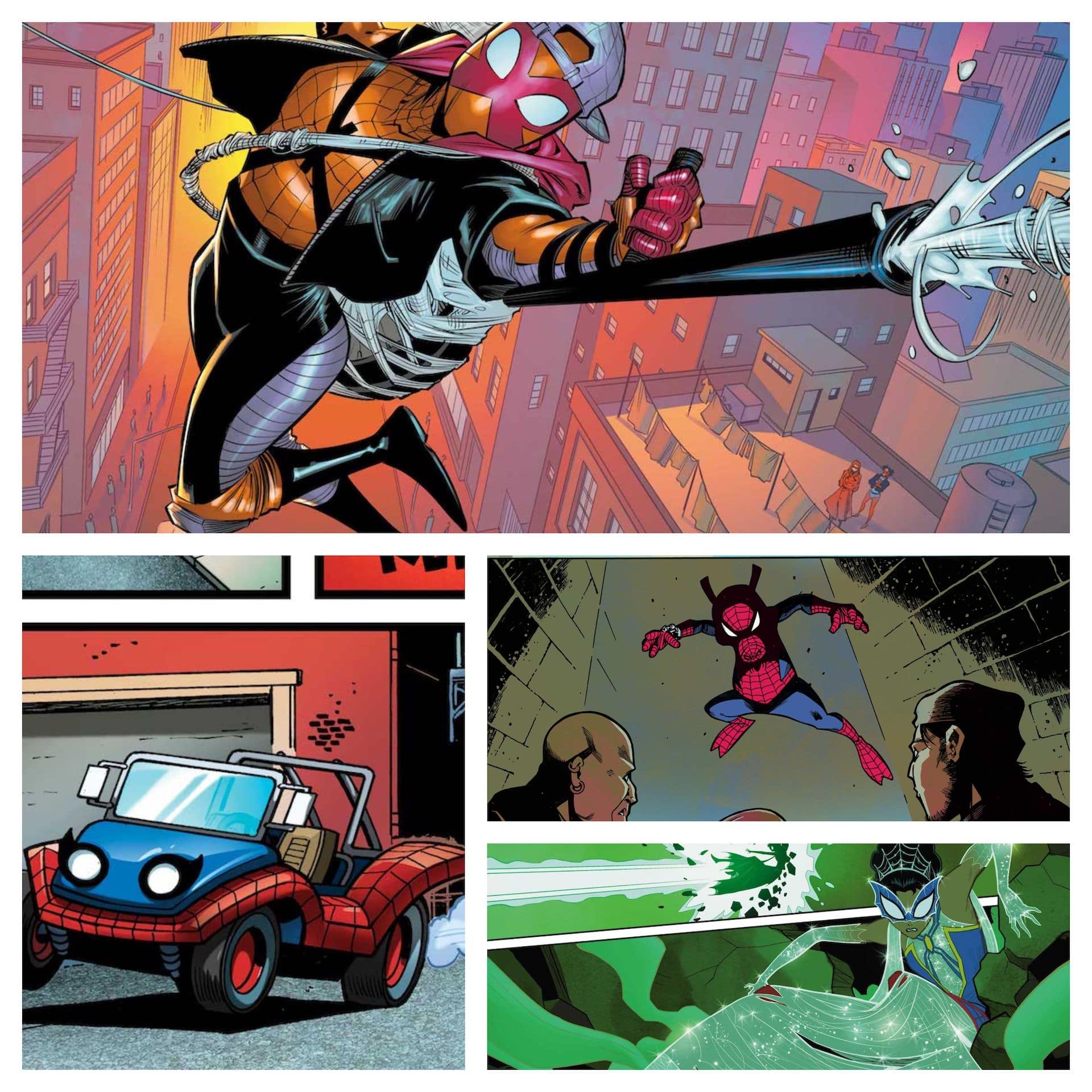 'Edge of Spider-Verse' #4 to feature Spider-Ham, Spinstress, Spider-Mobile, and Sun-Spider