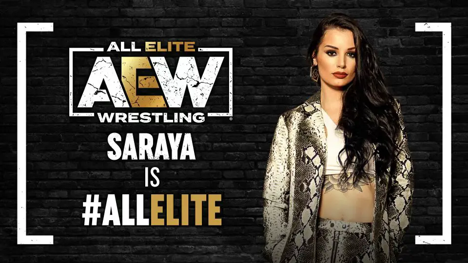Saraya fka Paige debuts at AEW Dynamite Grand Slam