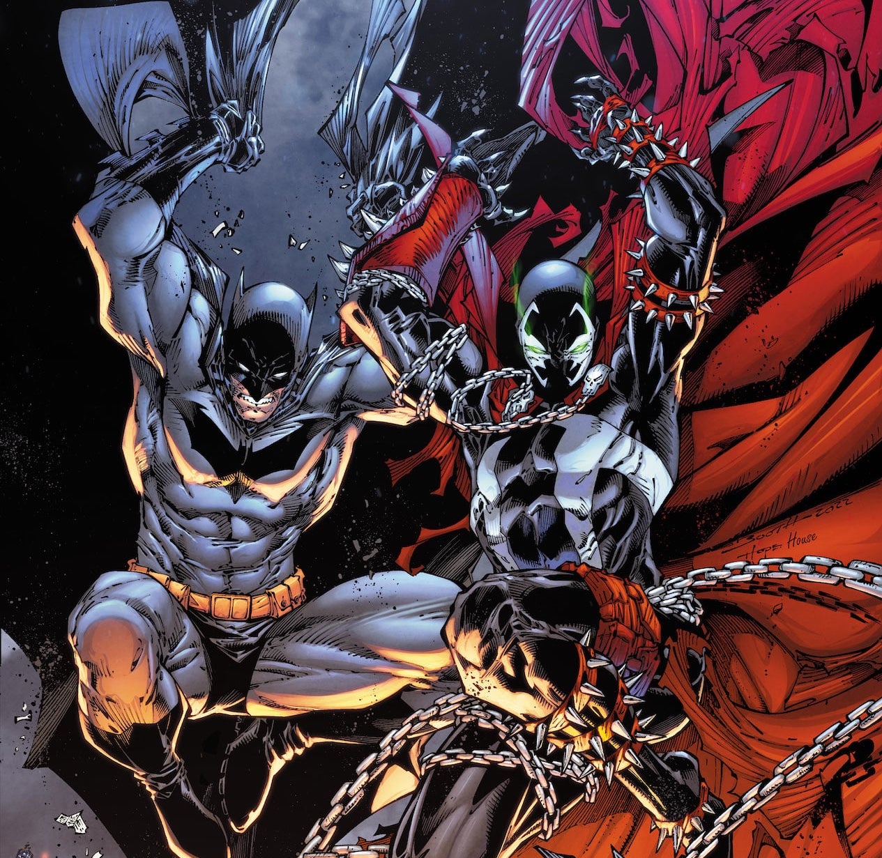 New story details and art reveal Todd McFarlane and Greg Capullo's 'Batman Spawn' #1