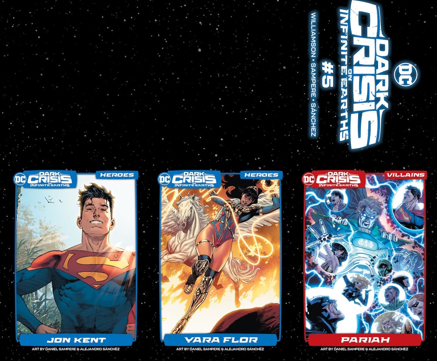 DC gets into trading cards with 'Dark Crisis on Infinite Earths' #5 card variants