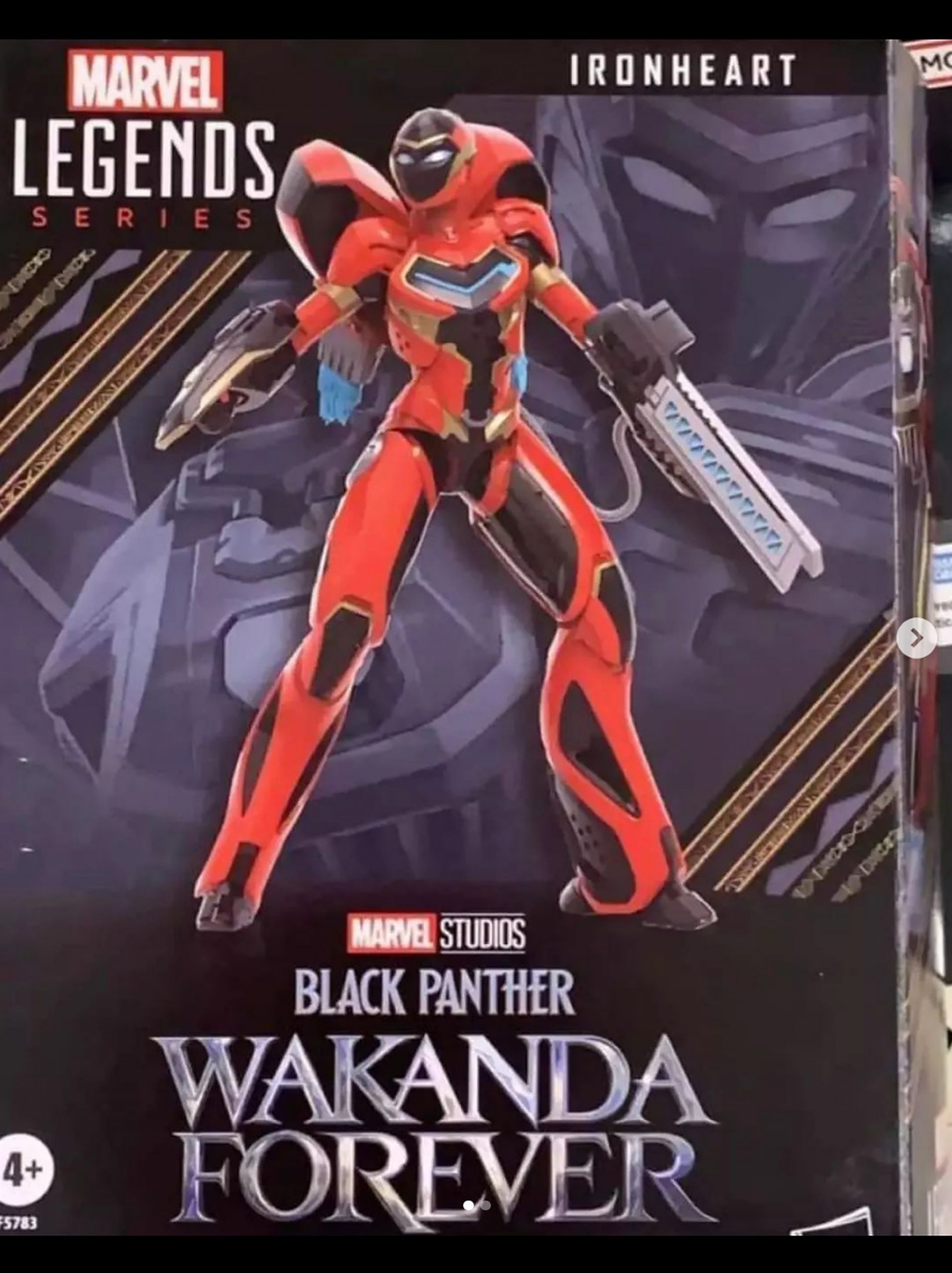 Marvel Legends toy leak reveals IronHeart's suit in 'Wakanda Forever'