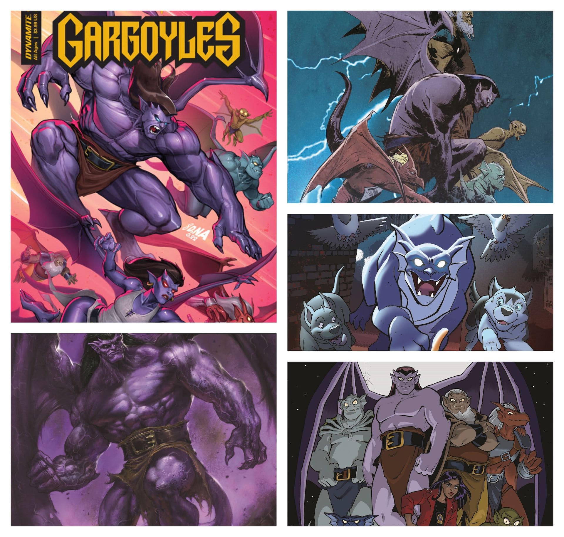 Feast your eyes on six 'Gargoyles' #1 covers set for December release
