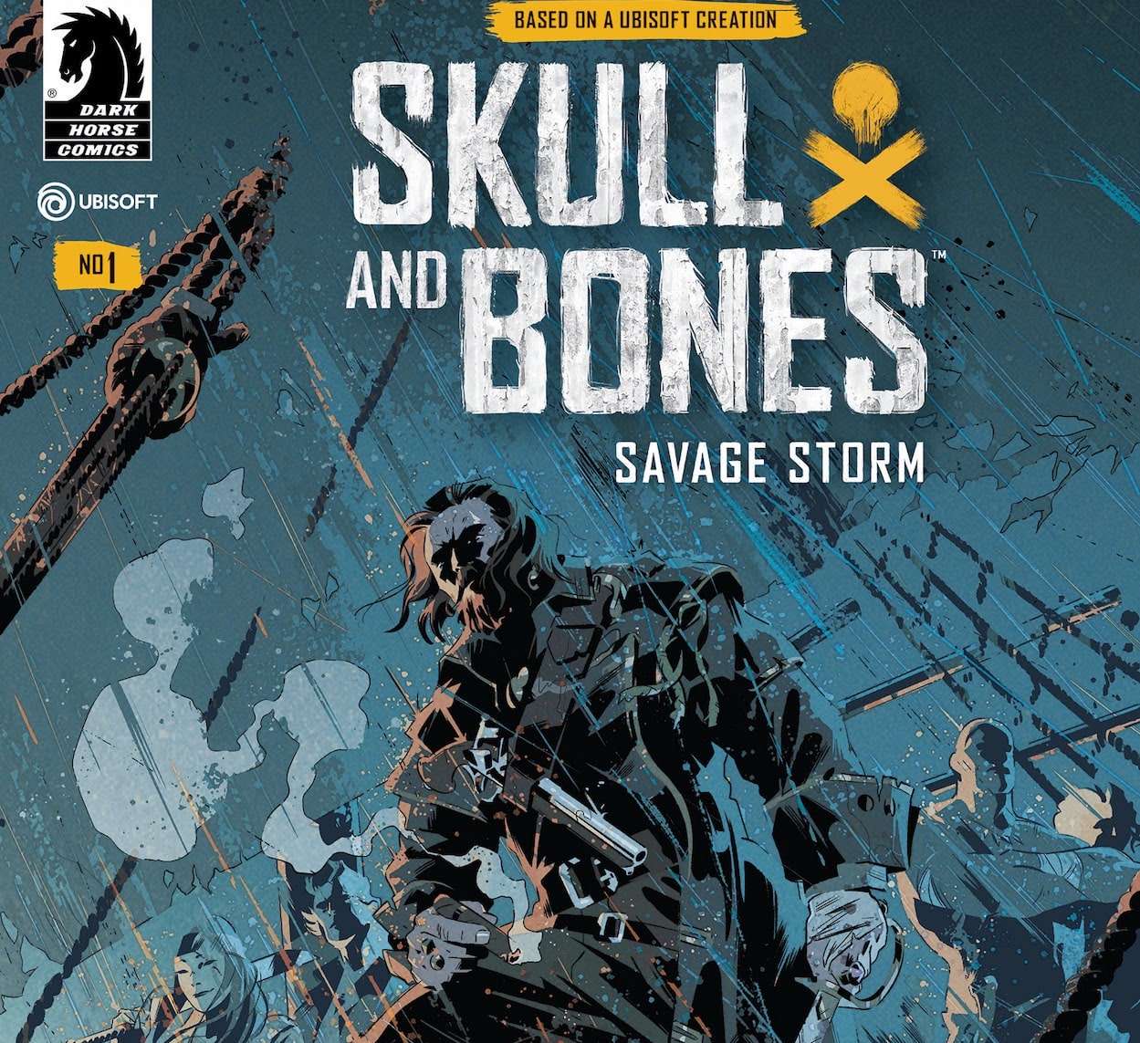 Set sail with Dark Horse's Ubisoft tie-in 'Skull and Bones: Savage Storm' #1