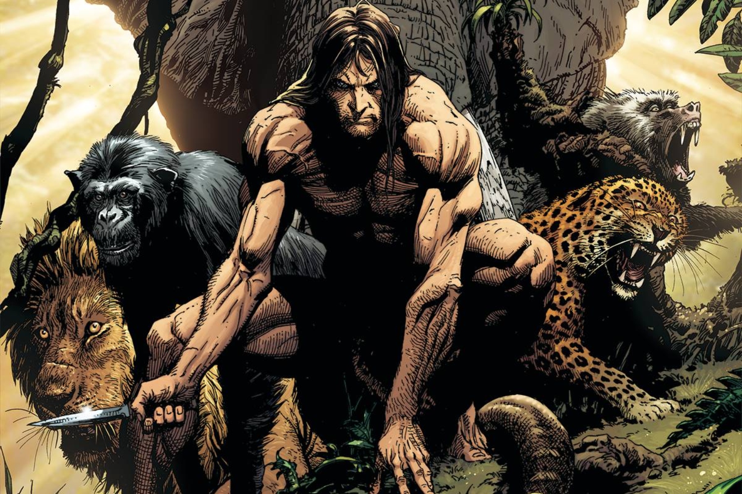 Dan Jurgens swings in with an all-new Tarzan series, 'Lord of the Jungle'