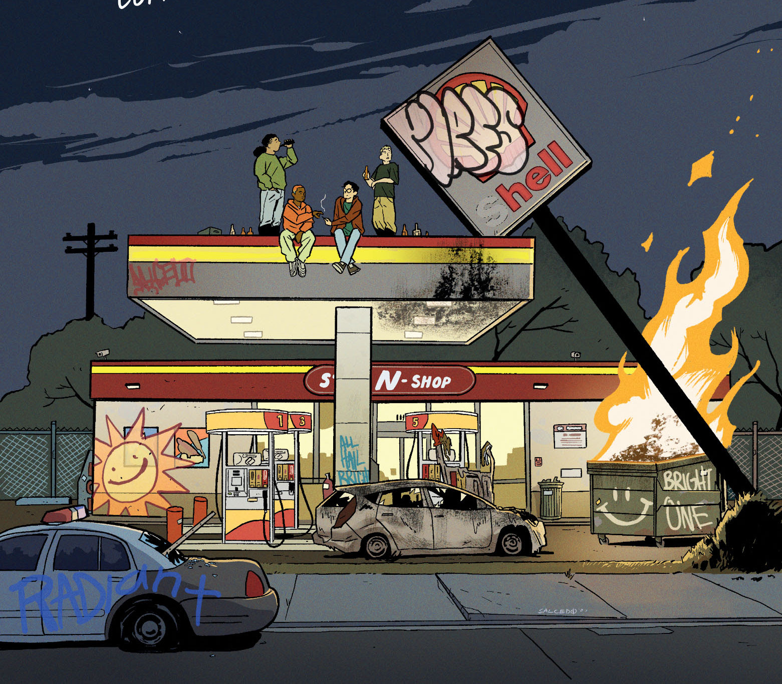 Curt Pires and Jacoby Salcedo team for 'It’s Only Teenage Wasteland' #1 December 7