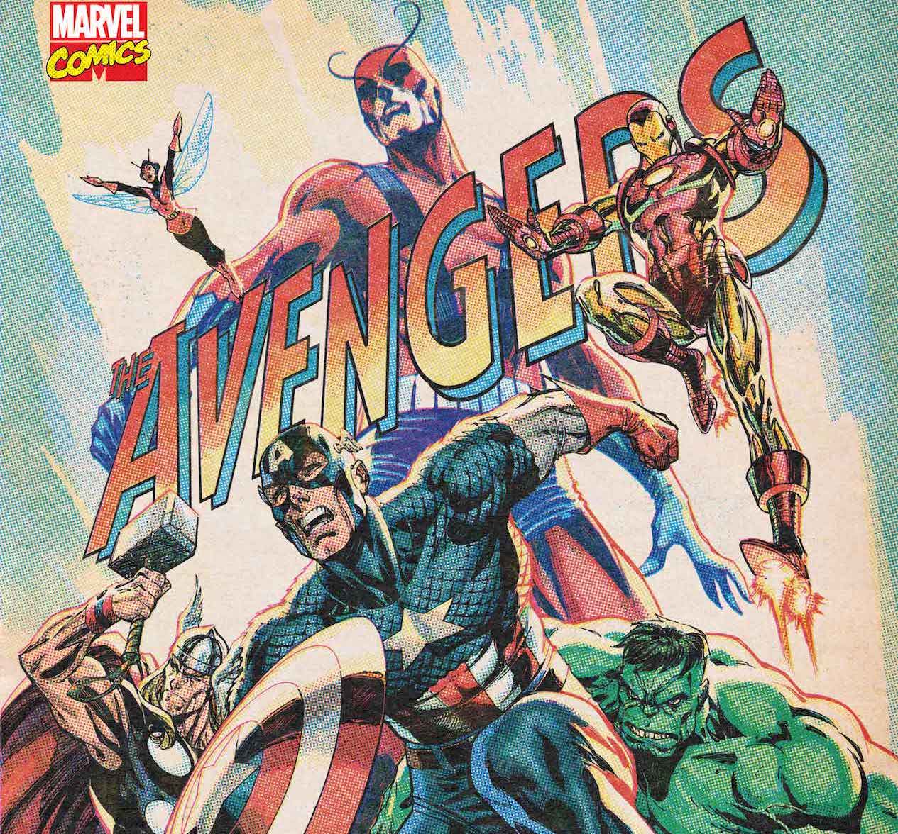 J. Scott Campbell adds the Avengers to retro variant cover series