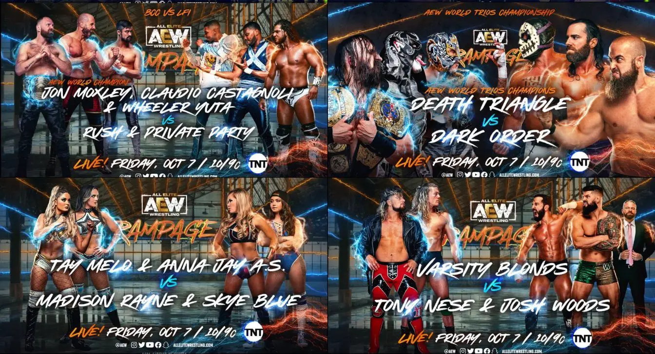 AEW Rampage preview, full card: October 7, 2022