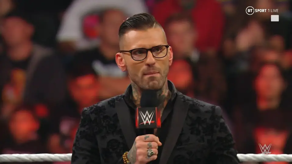 Belair vs. Bayley at Extreme Rules, but what the hell was Corey Graves wearing???