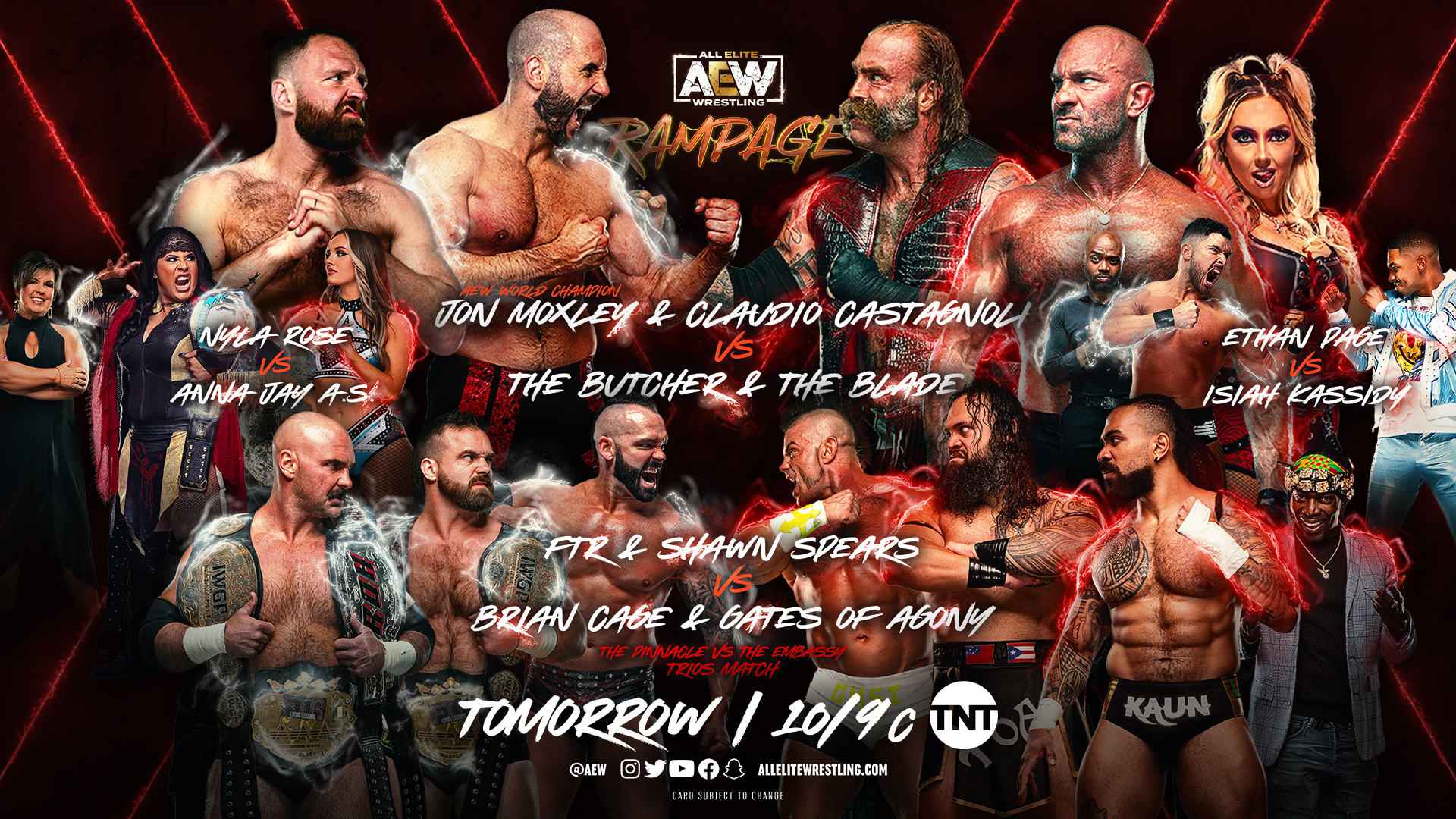 AEW Rampage full card, preview: October 14, 2022
