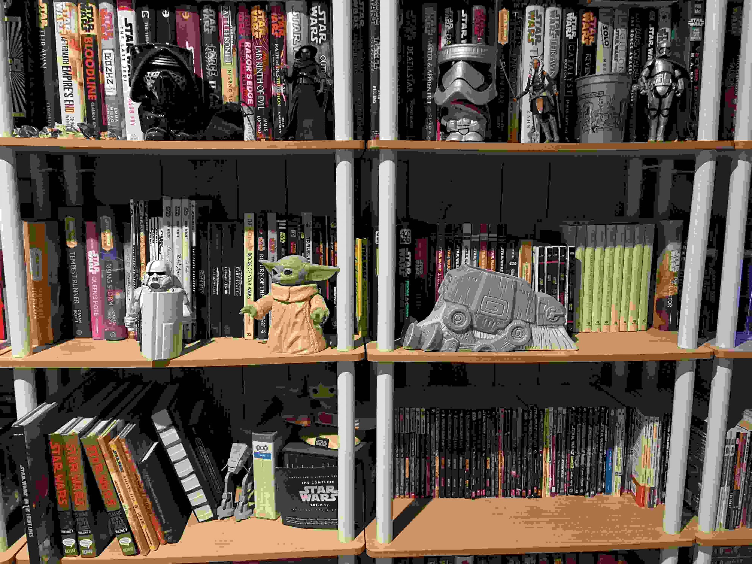 Star Wars novels and toys