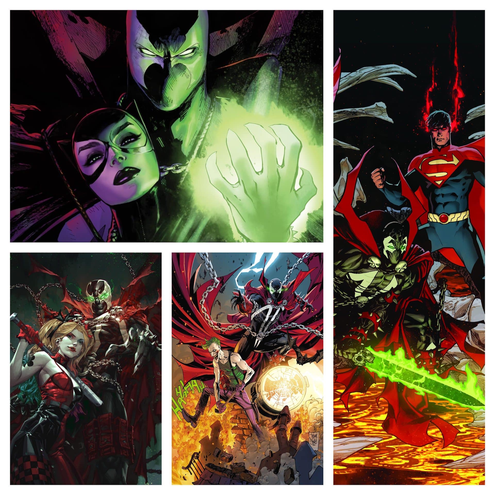 DC Comics reveal DC team ups via Spawn-themed variant covers
