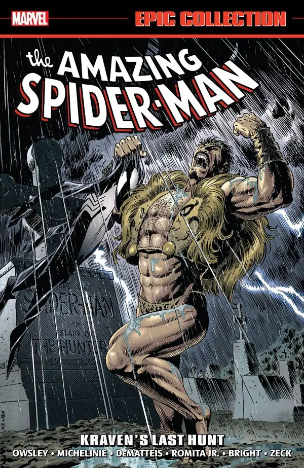 'Amazing Spider-Man Epic Collection: Kraven's Last Hunt' may help diagnose a hero's mental well-being