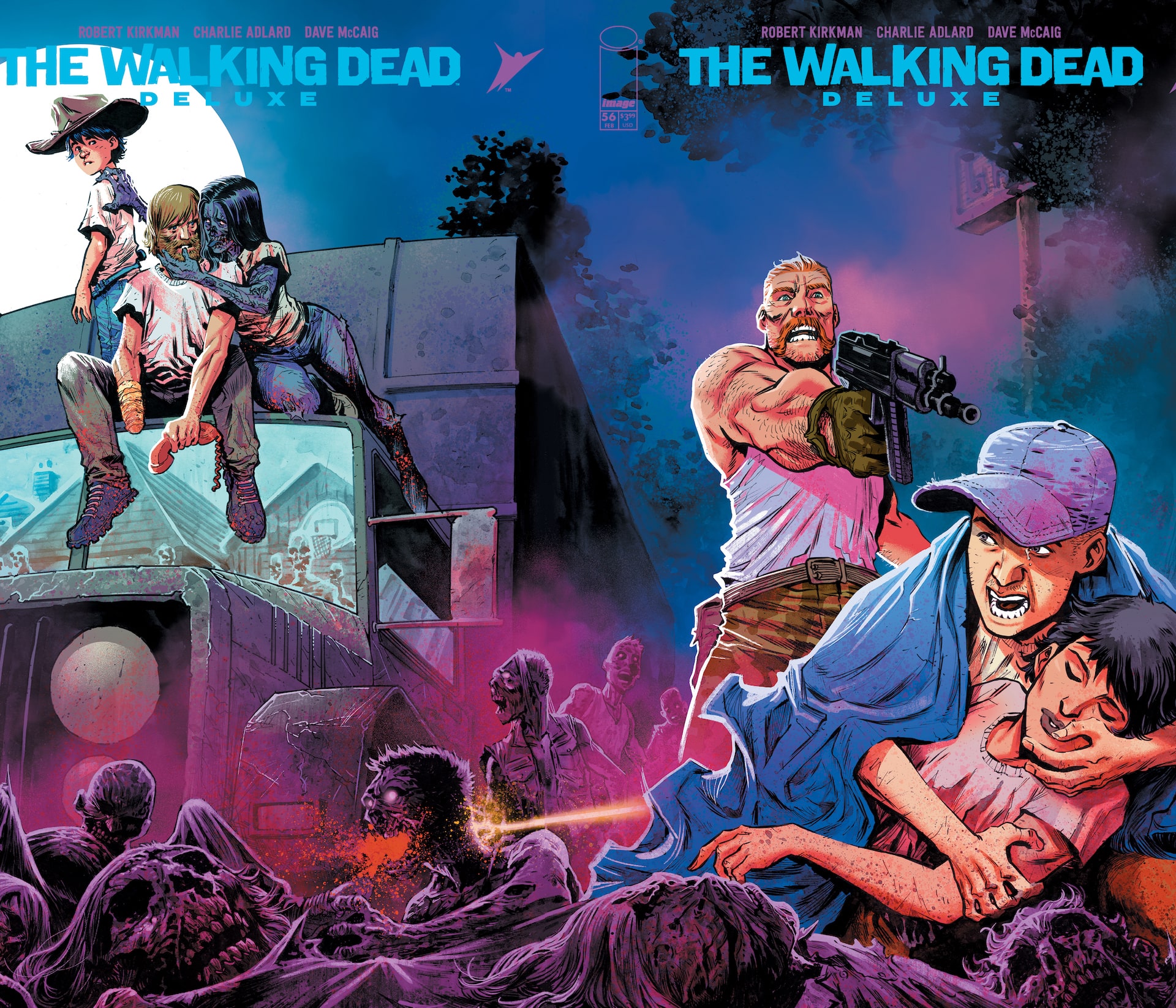 Francis Manapul 'The Walking Dead Deluxe' connecting cover variant revealed