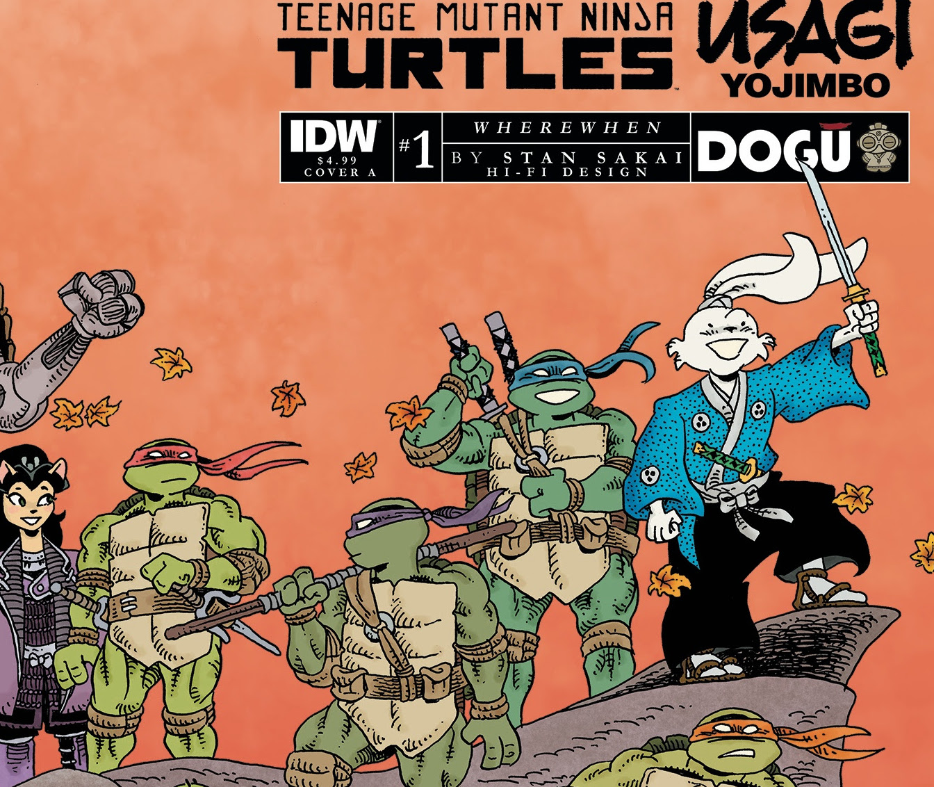Stan Sakai set for 'Teenage Mutant Ninja Turtles/Usagi Yojimbo: WhereWhen' miniseries in 2023