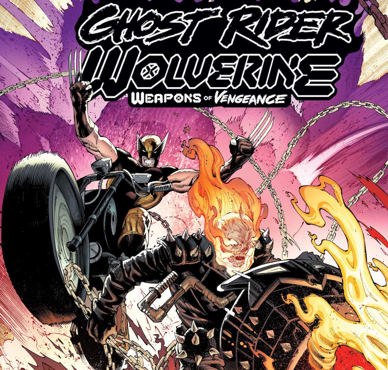 Ghost Rider and Wolverine collide in 'Weapons of Vengeance' summer 2023 crossover