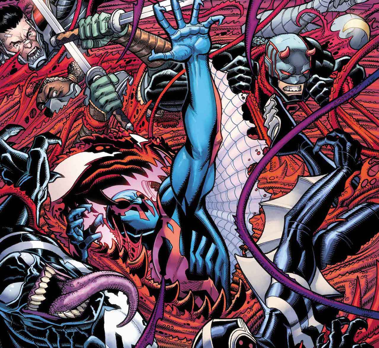 Carnage and Spidey collide in 'Spider-Man 2099: Dark Genesis' May 2023