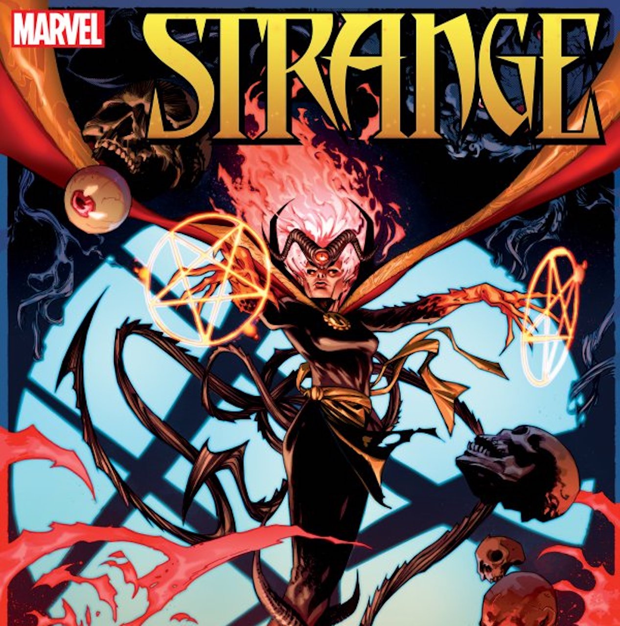 A new cosmic form melding life, death, and romance is introduced in 'Strange' #5