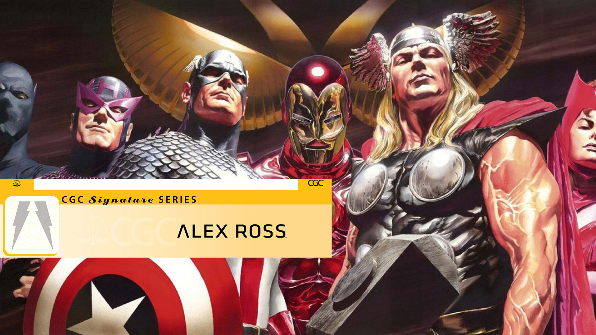 Alex Ross and CGC team up for in-house private signing
