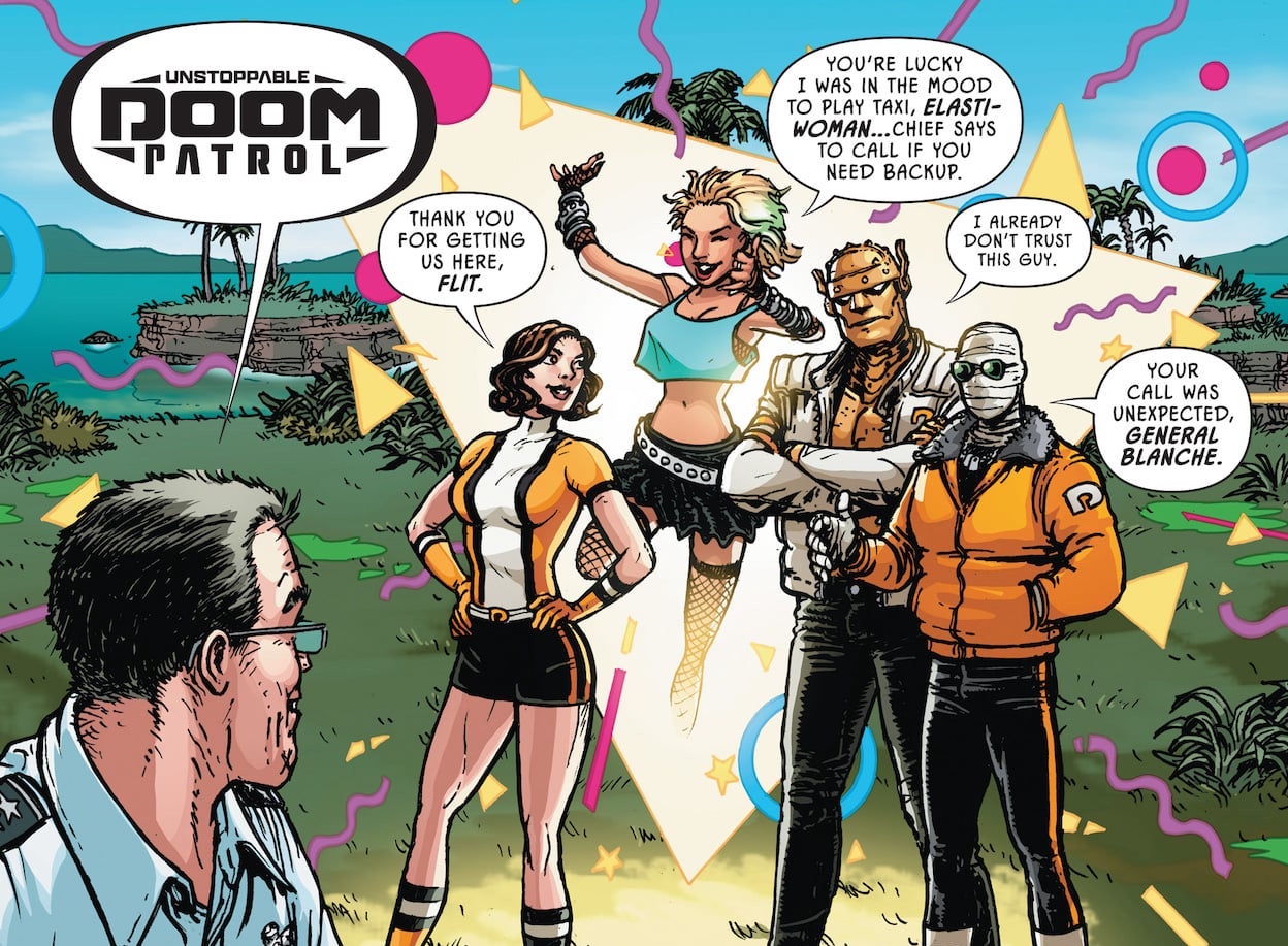 DC Preview: Lazarus Planet: Dark Fate #1 featuring the Unstoppable Doom Patrol