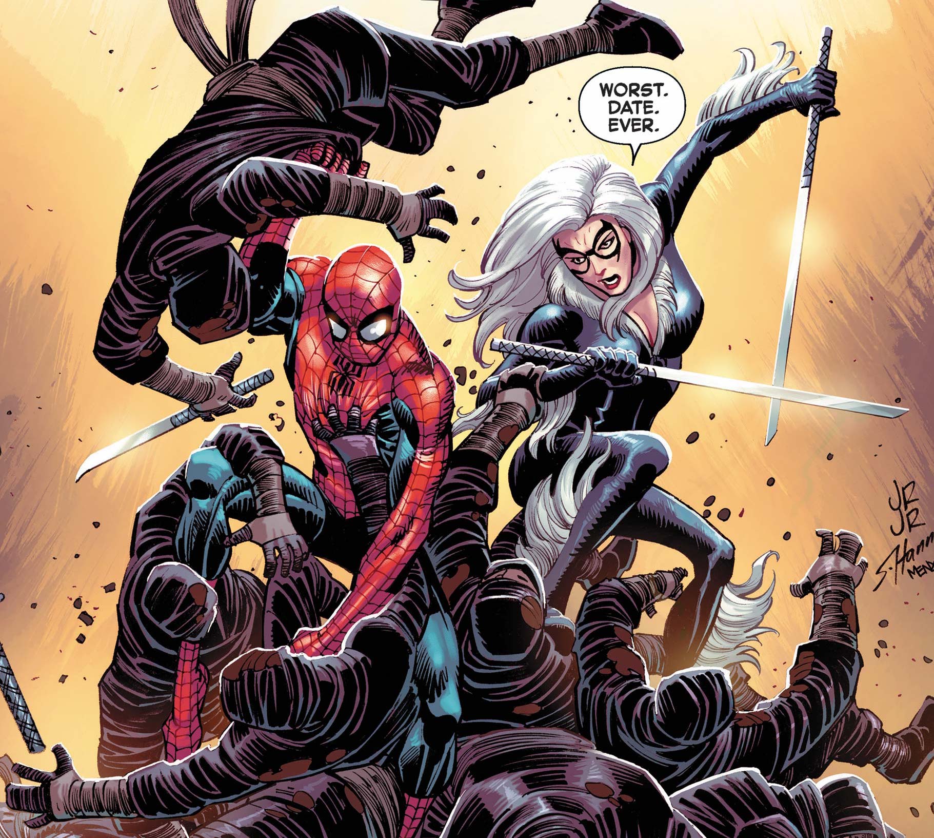 'Amazing Spider-Man' #19 (LGY #913) sends Spidey and Black Cat to the spa