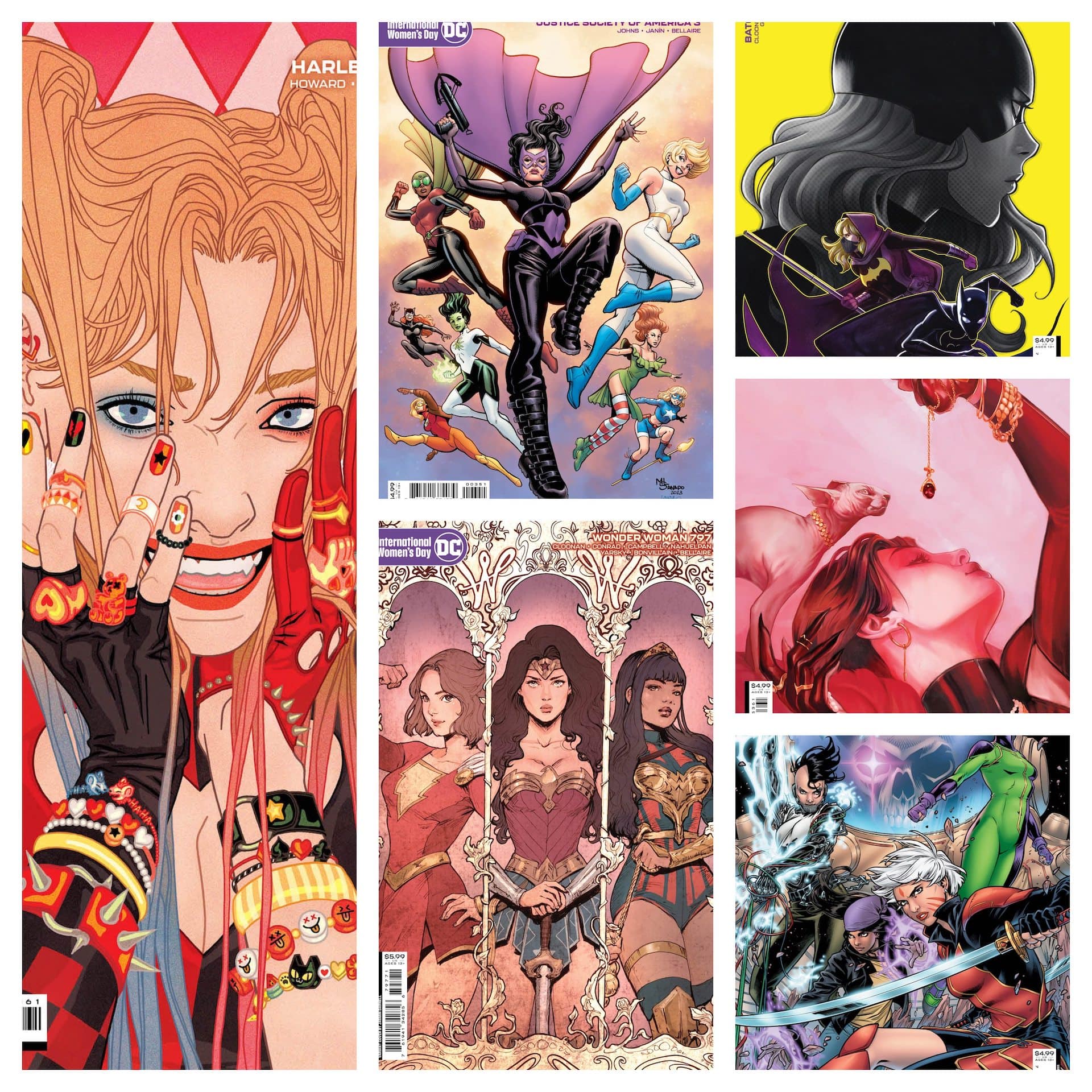 DC Comics reveals its International Women's Day 2023 variant covers