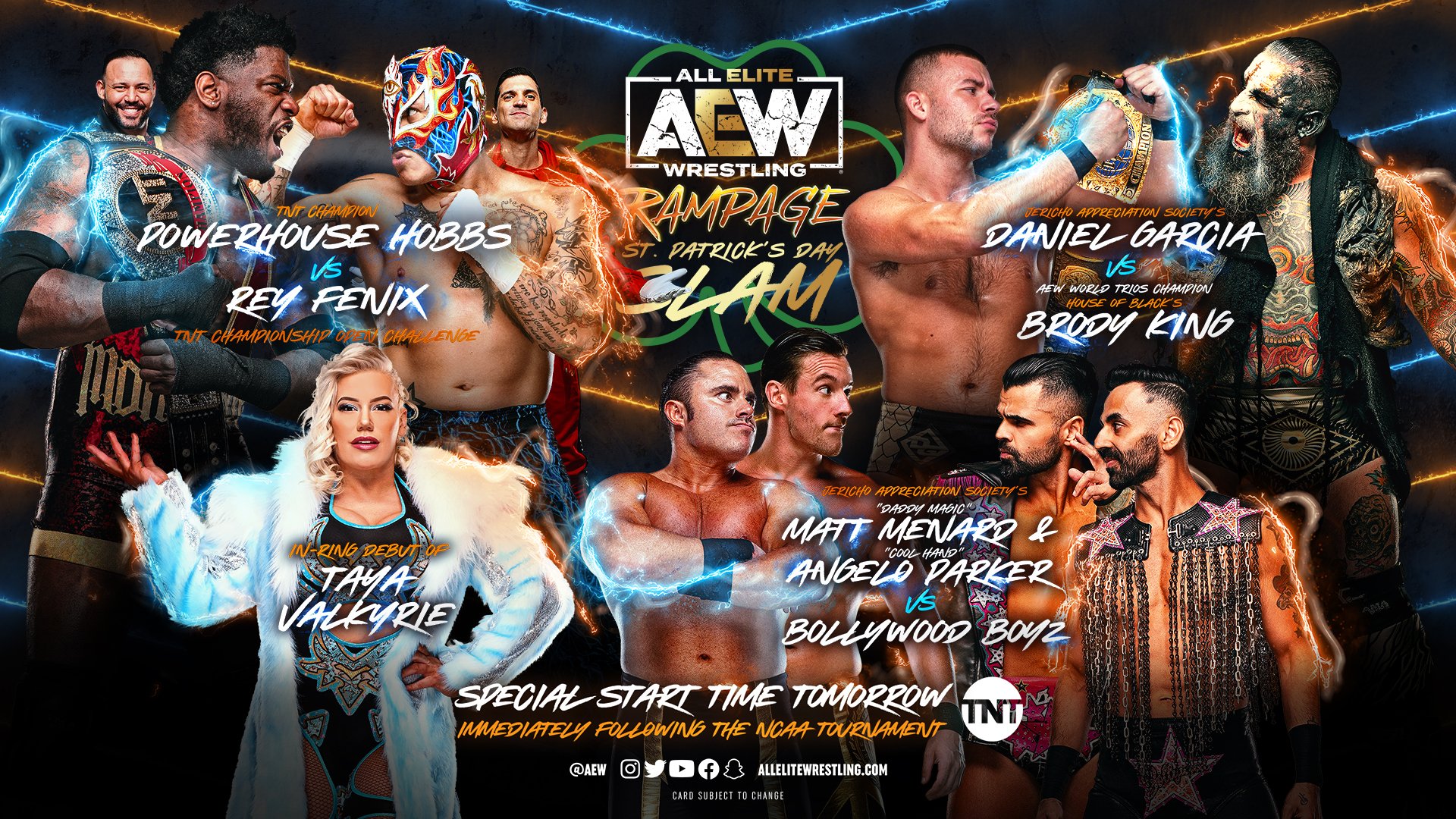AEW Rampage: St. Patrick's Day Slam preview, full card: March 17, 2023