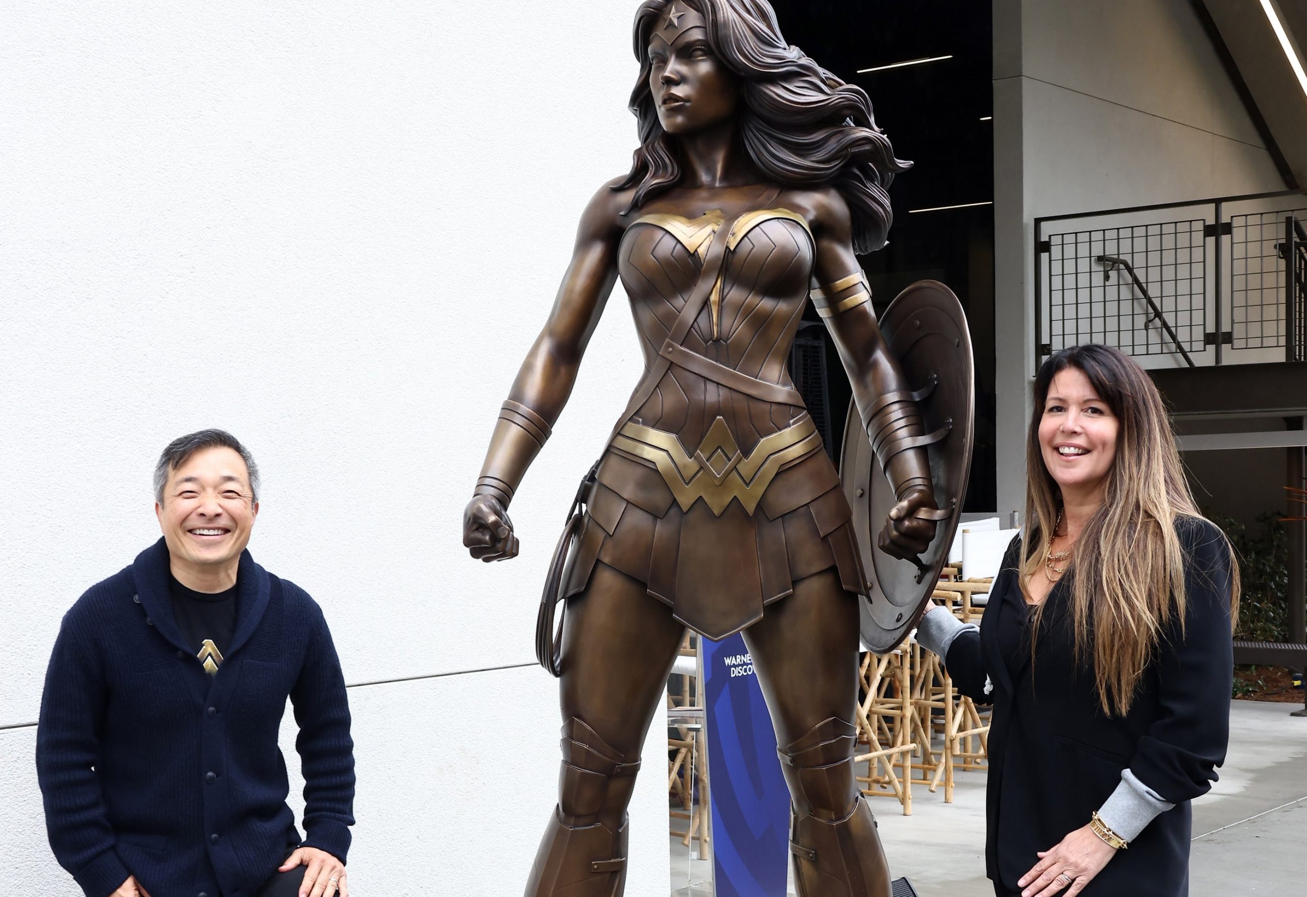 DC Comics and Burbank city team up for 600-pound bronze Wonder Woman statue