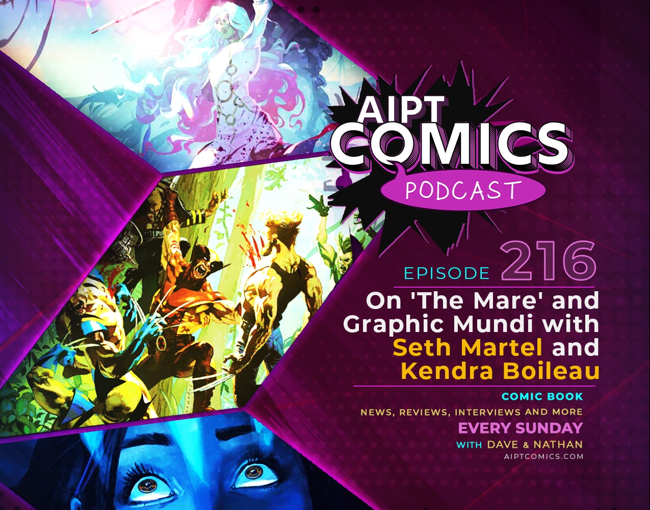 AIPT Comics Podcast episode 216: On 'The Mare' and Graphic Mundi with Seth Martel and Kendra Boileau