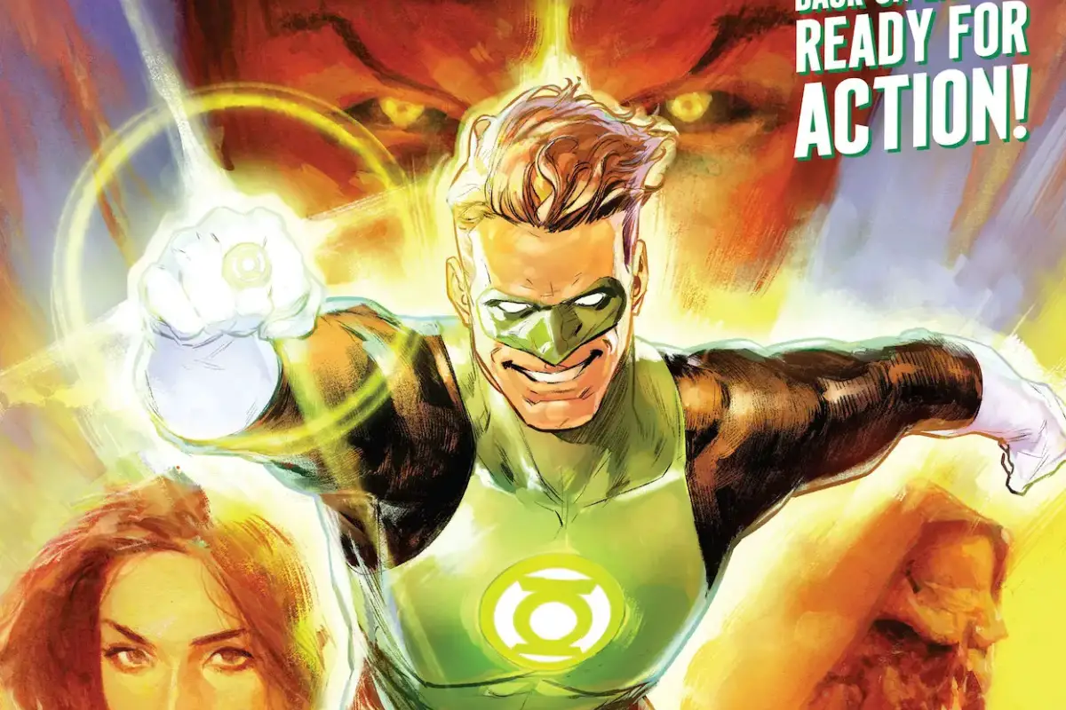 Hal looking cocky in Green Lantern #1