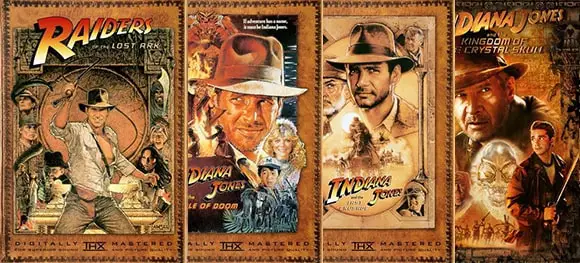 The Indiana Jones Novels, Movies