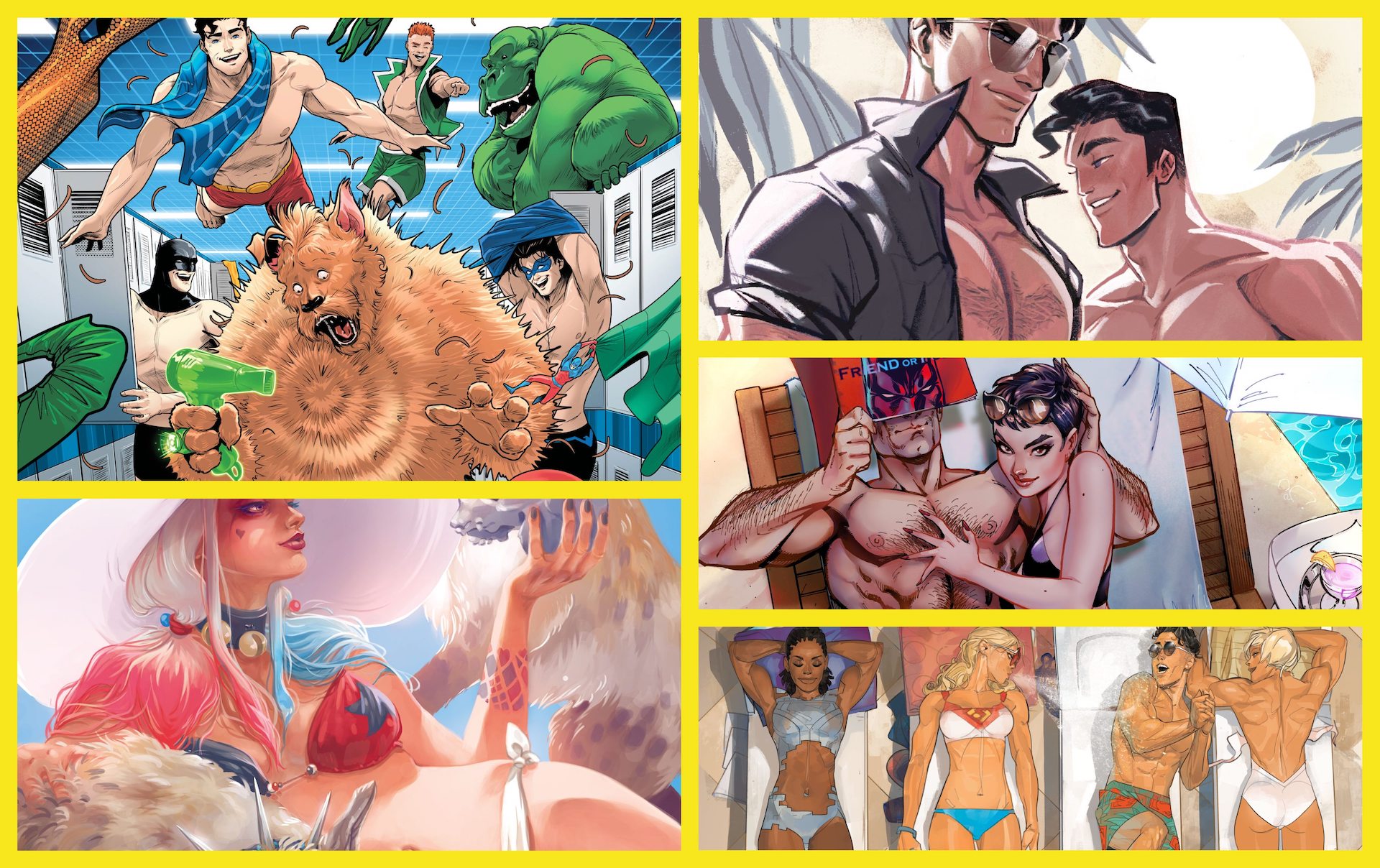 DC Comics strips down for 'G’nort’s Illustrated Swimsuit Edition' out August 29