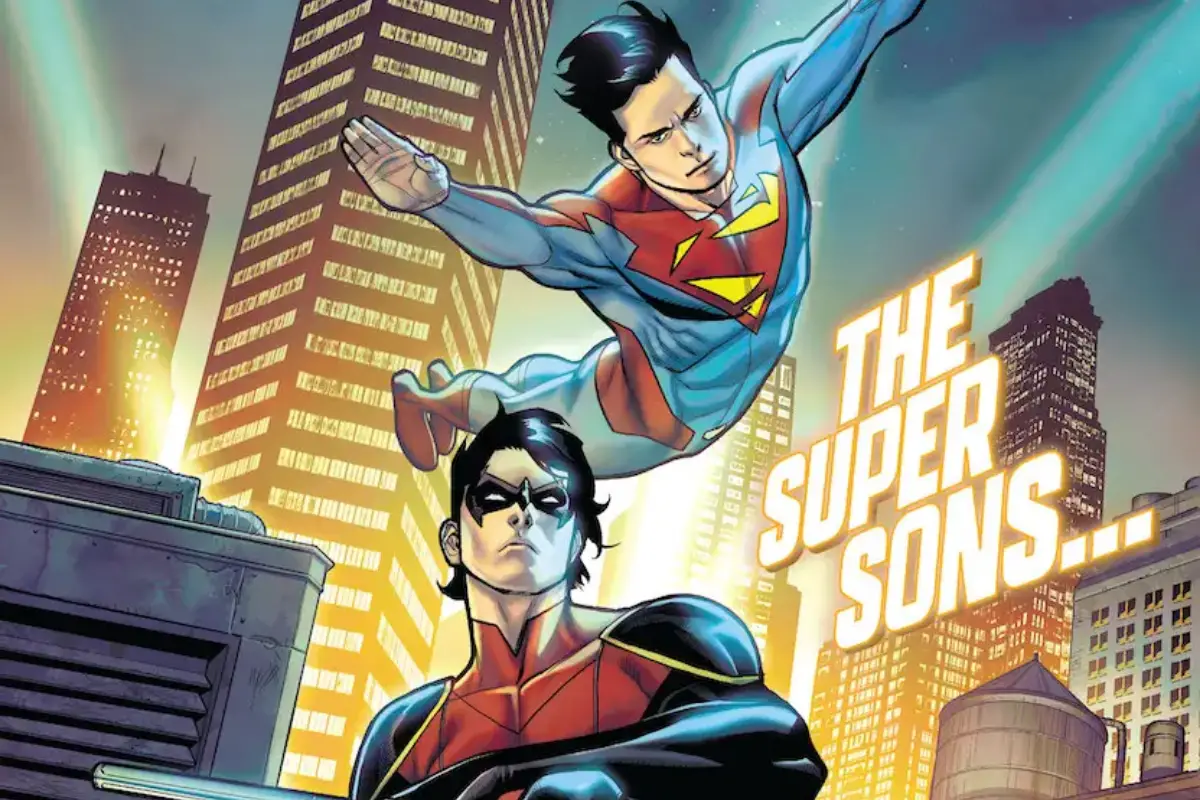 The Super Sons together in Adventures of Superman Jon Kent #4