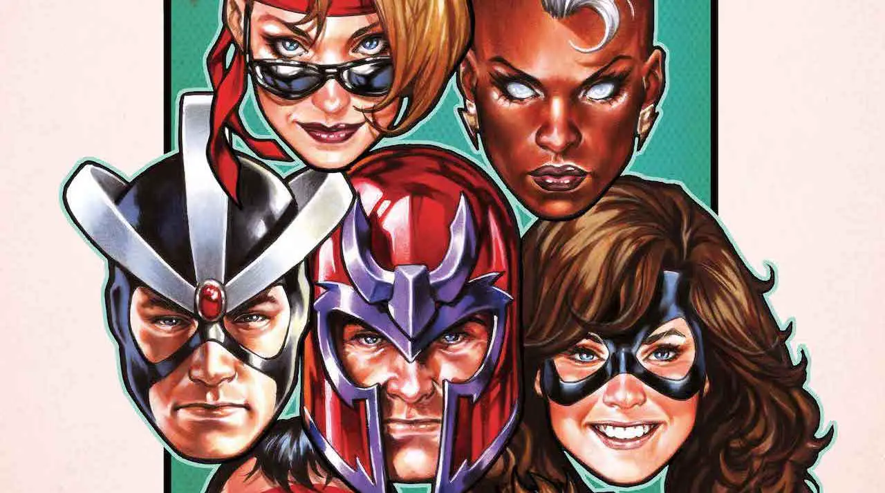 Mark Brooks does it again with corner box variant covers for 'Avengers' #4 and 'X-Men' #25