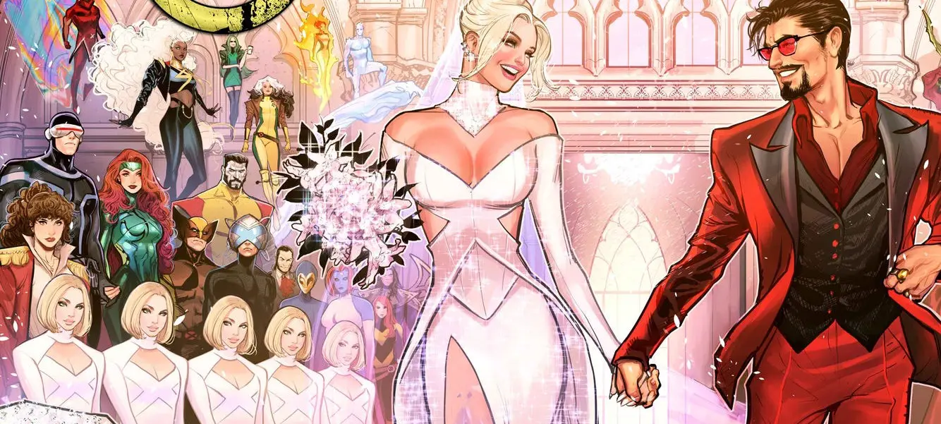 Iron Man and Emma Frost get married in new 'X-Men' and 'Iron Man' teaser