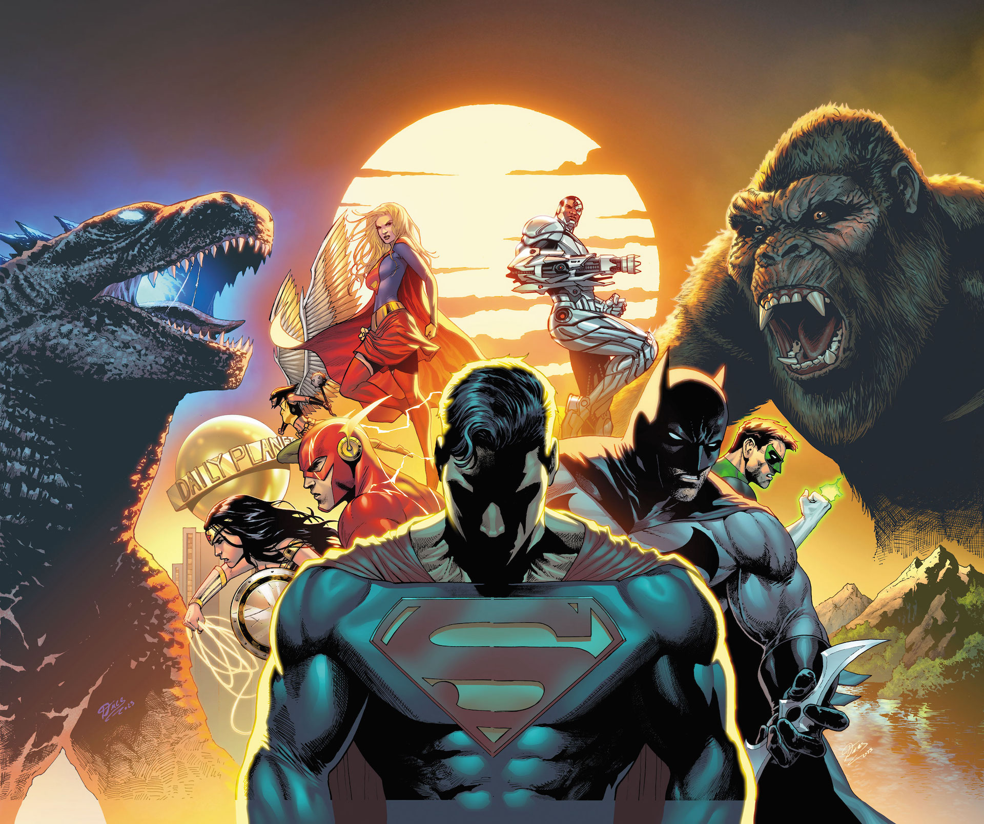 'Justice League vs. Godzilla vs. Kong' to team DC Comics and Legendary