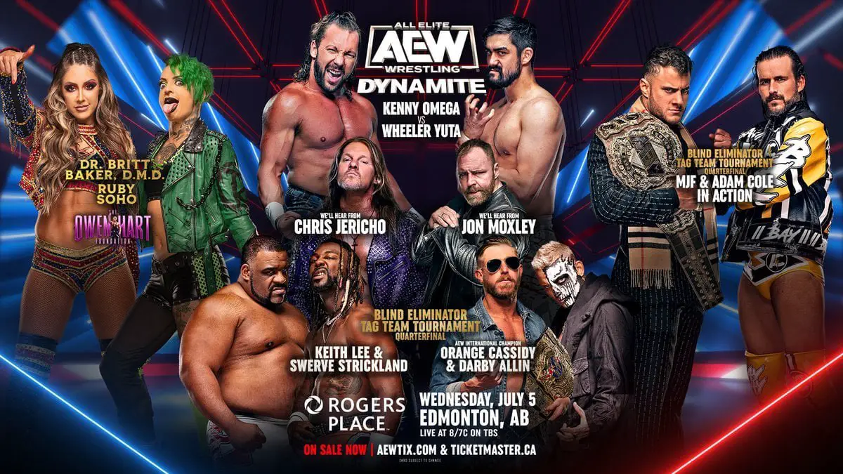 AEW Dynamite preview, full card: July 5, 2023