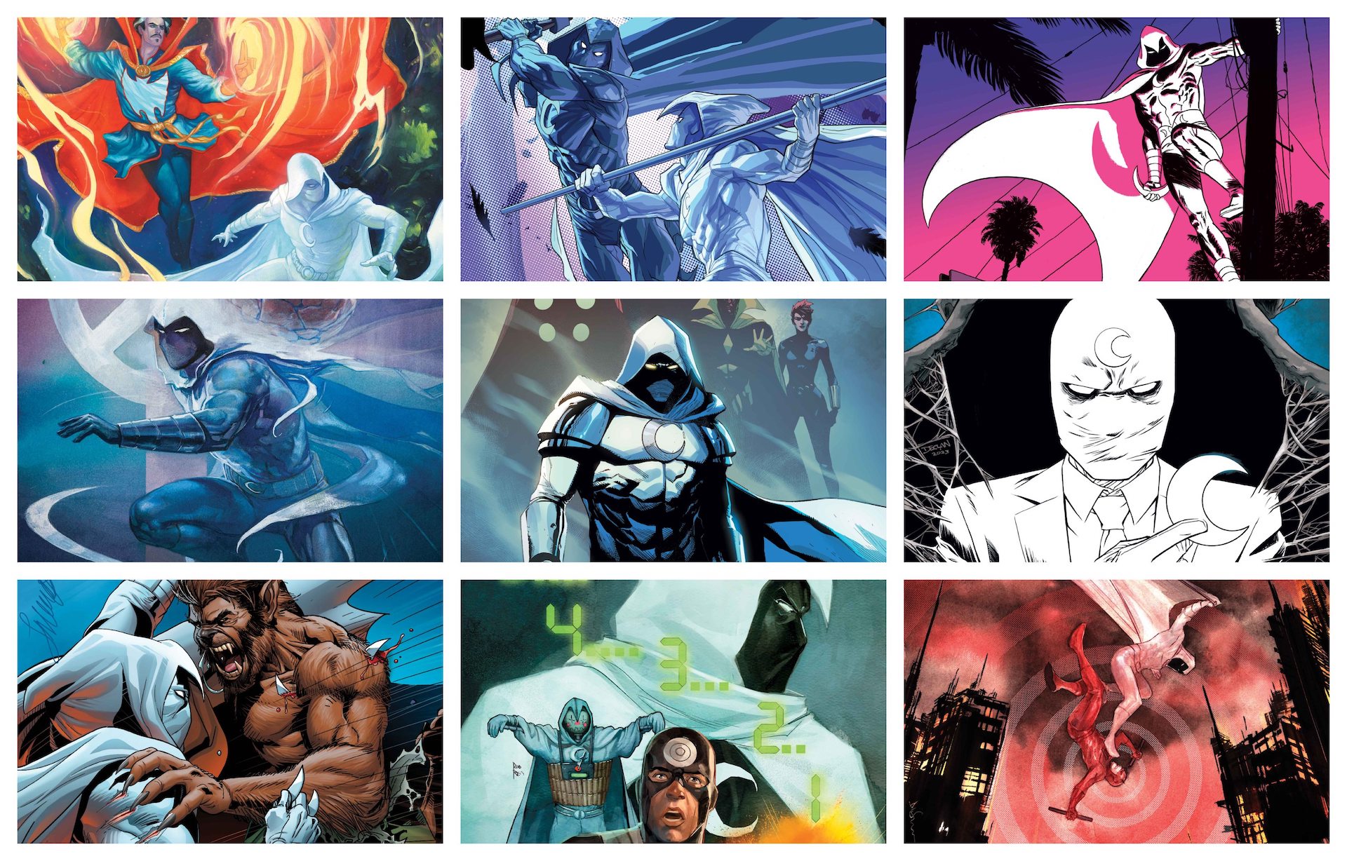 'Knight’s End' variant covers celebrate the death of Moon Knight