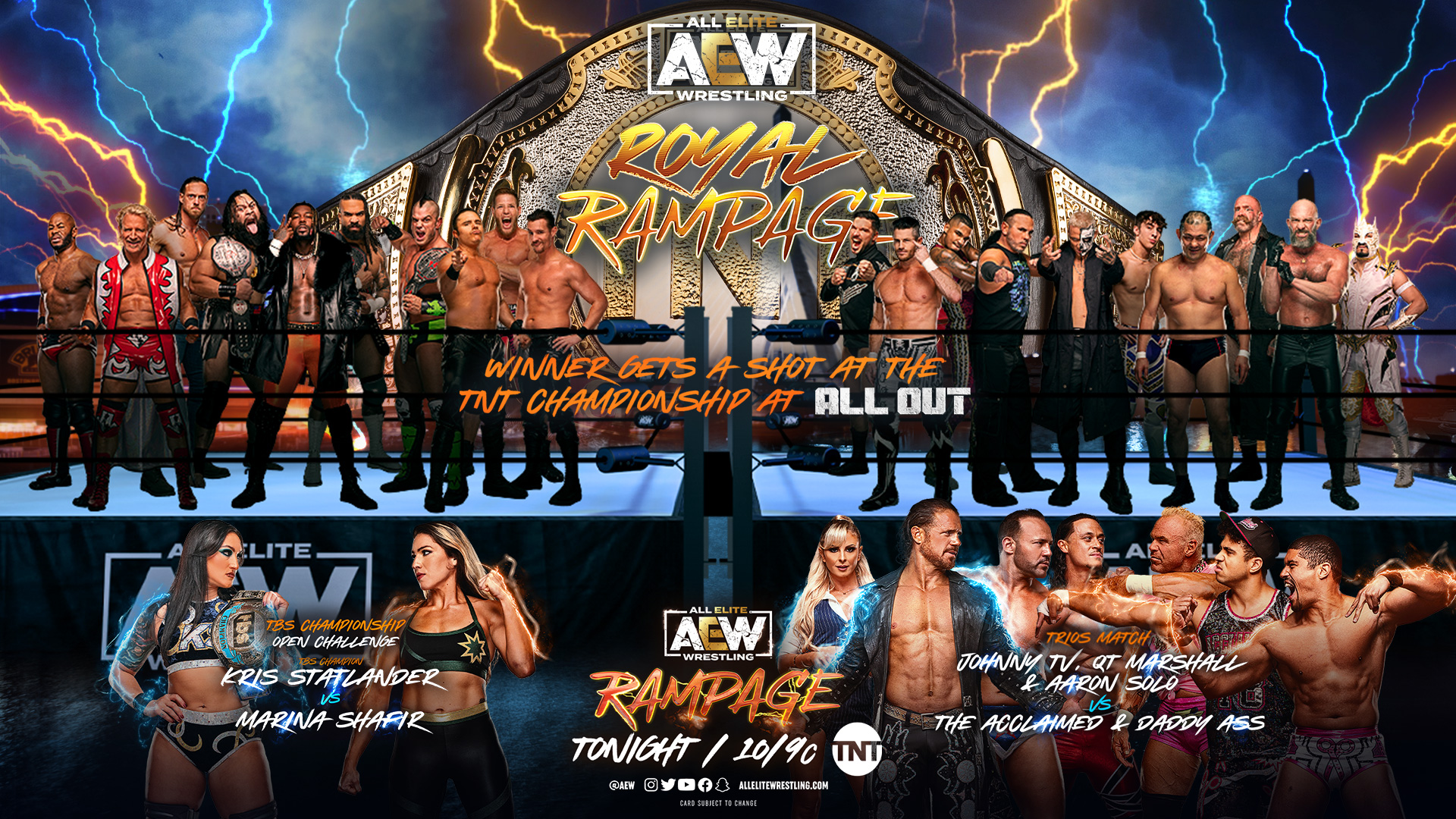 AEW Rampage preview, full card: July 21, 2023